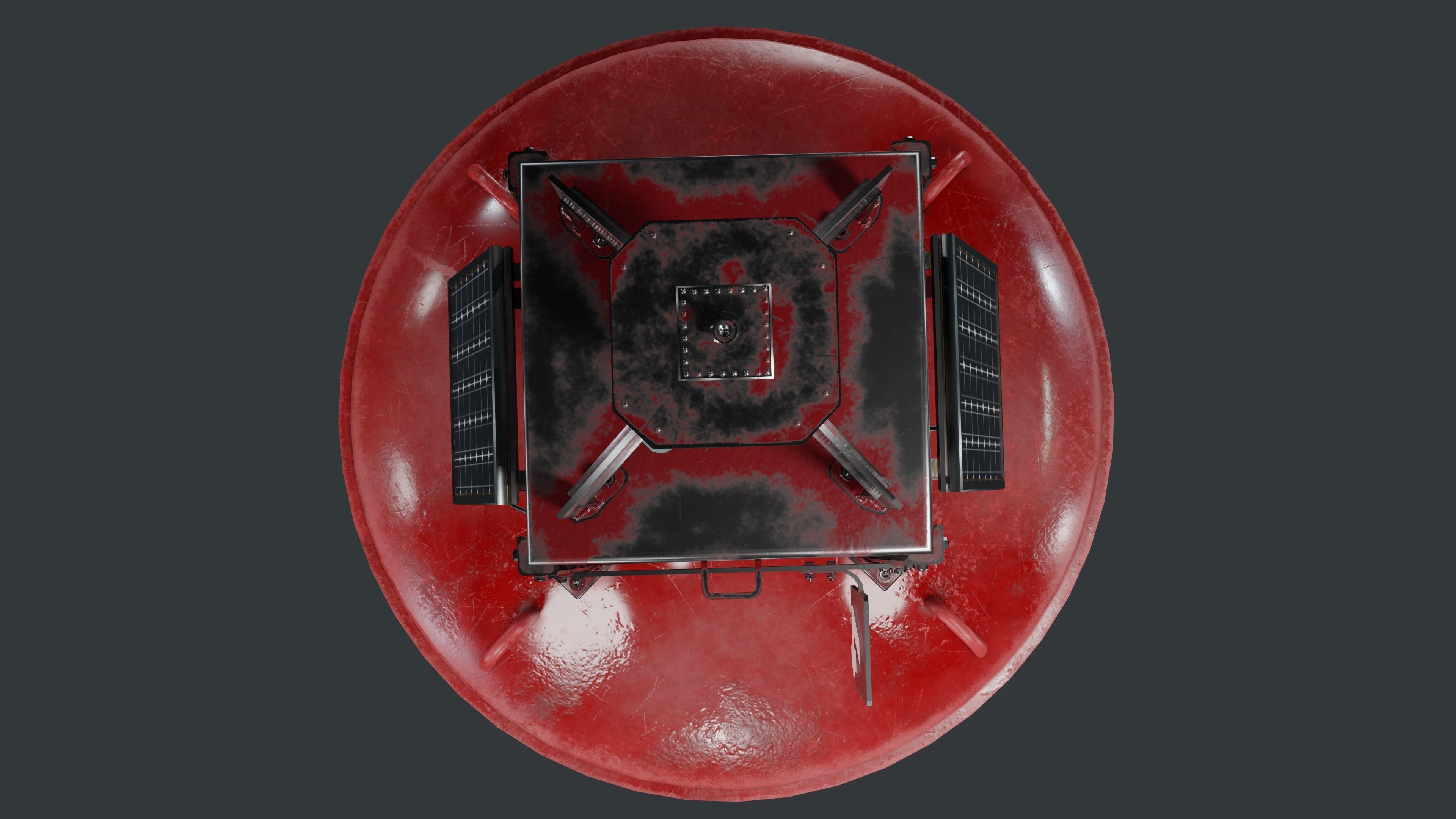 Bell Buoy Low-poly 3D model_15