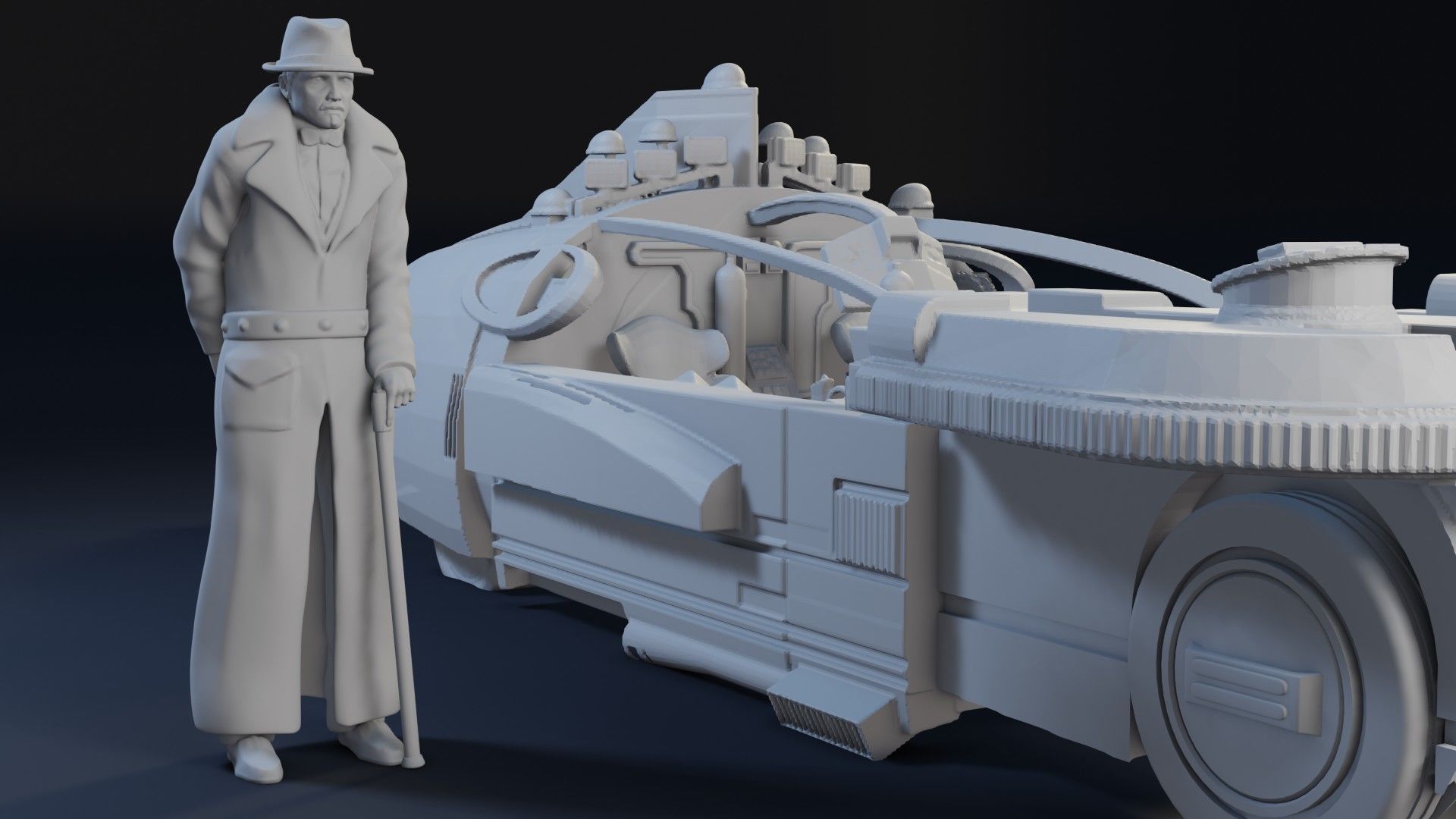 A set of models from the movie Blade Runner 3D print model_6
