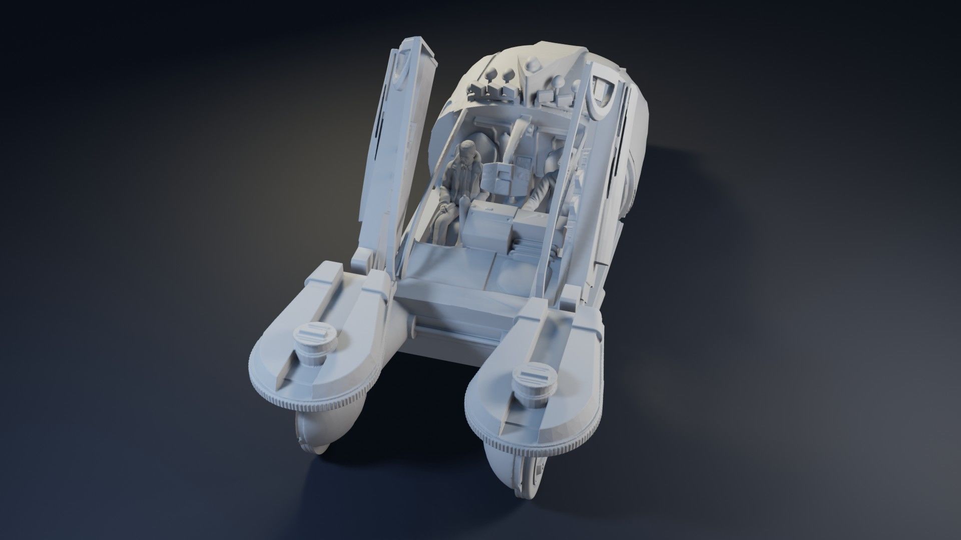 A set of models from the movie Blade Runner 3D print model_1