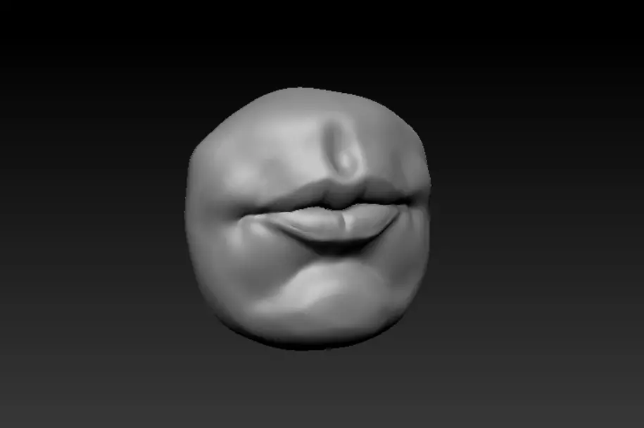 3d Highpoly Realistic Mouth 3D model_0