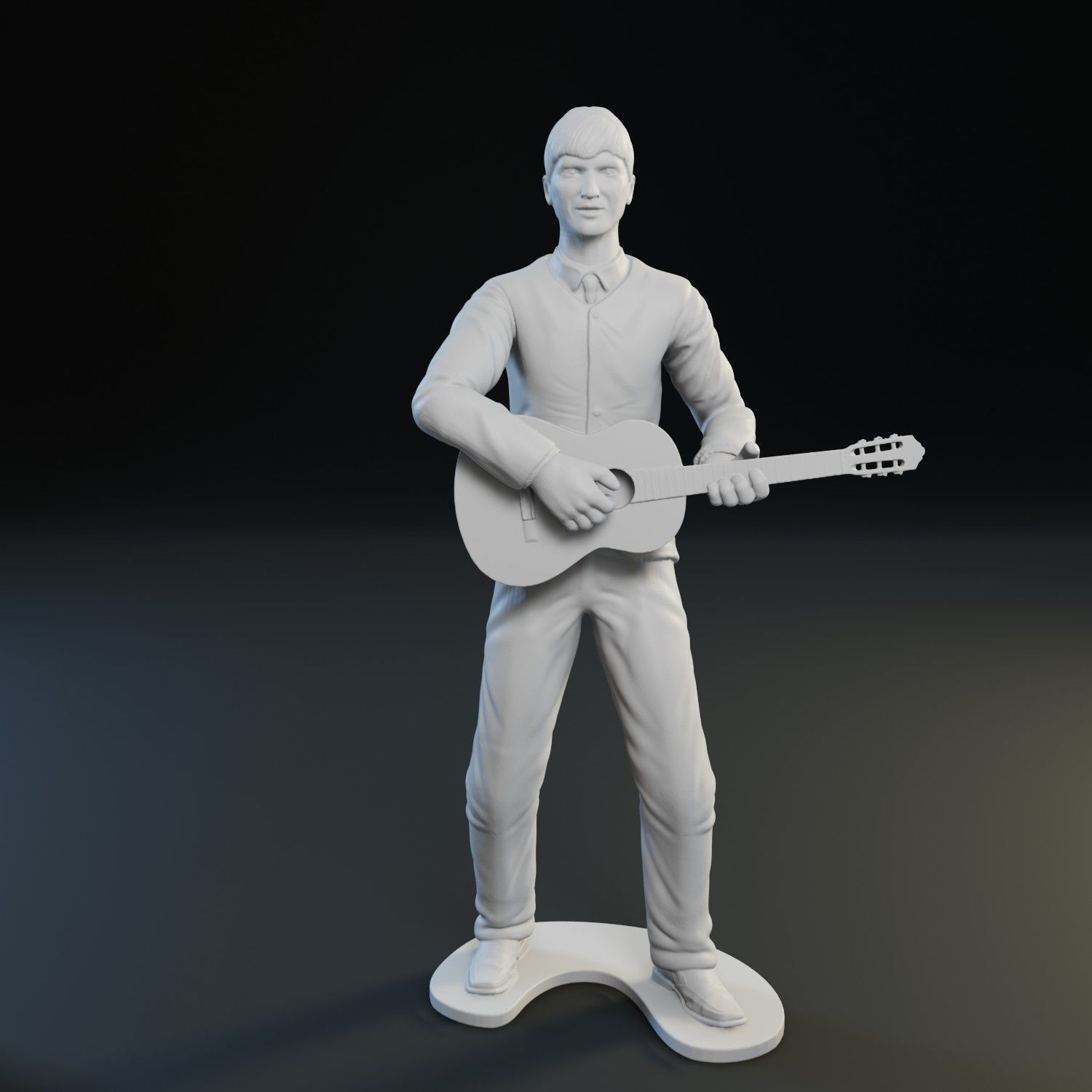 The Beatles guys 3D print model_4