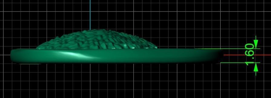 hedgehog pendant 3D print model_19