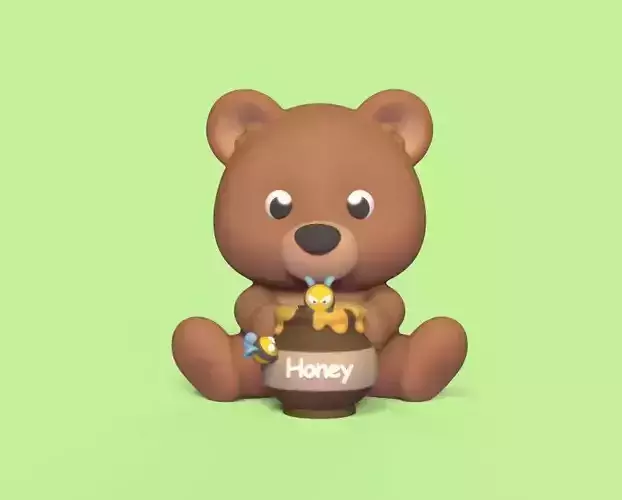 Bear Honey Pot