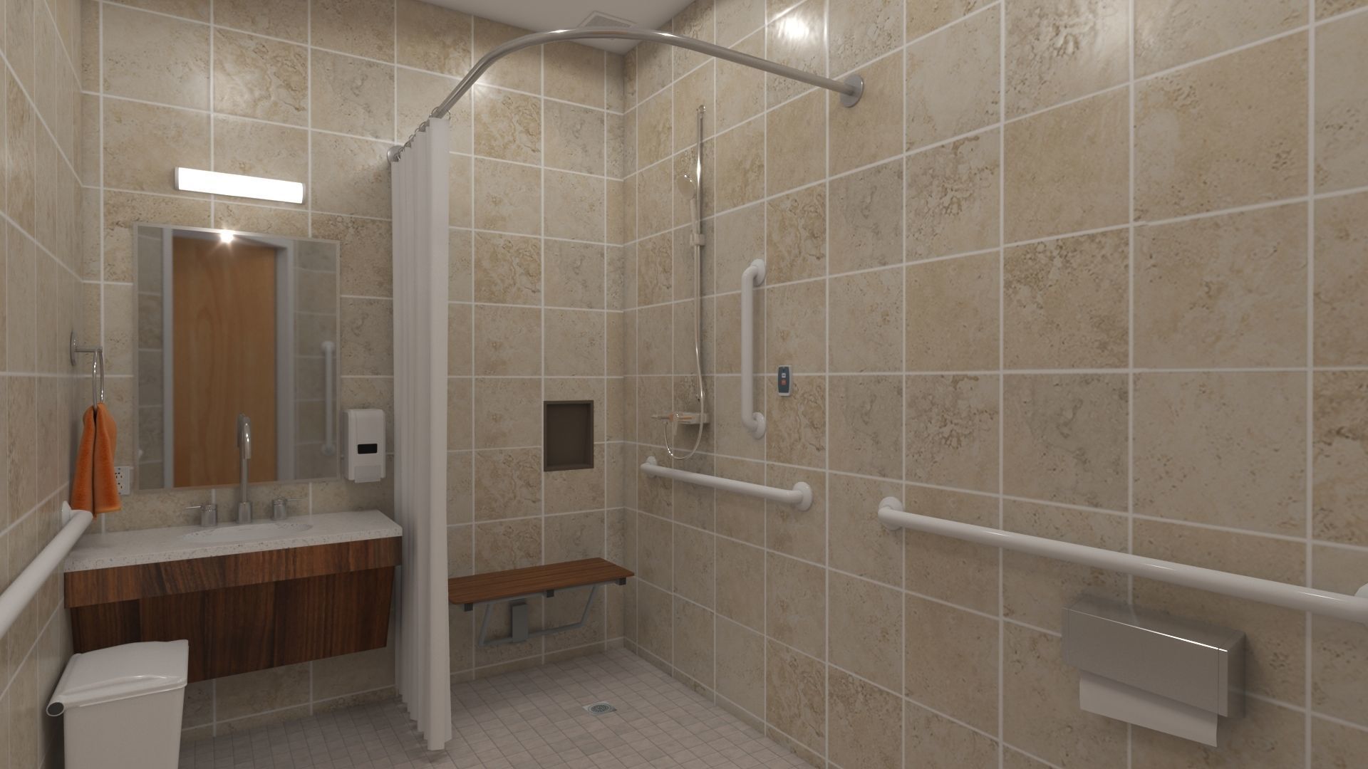 Patient Room V2 3D model_15