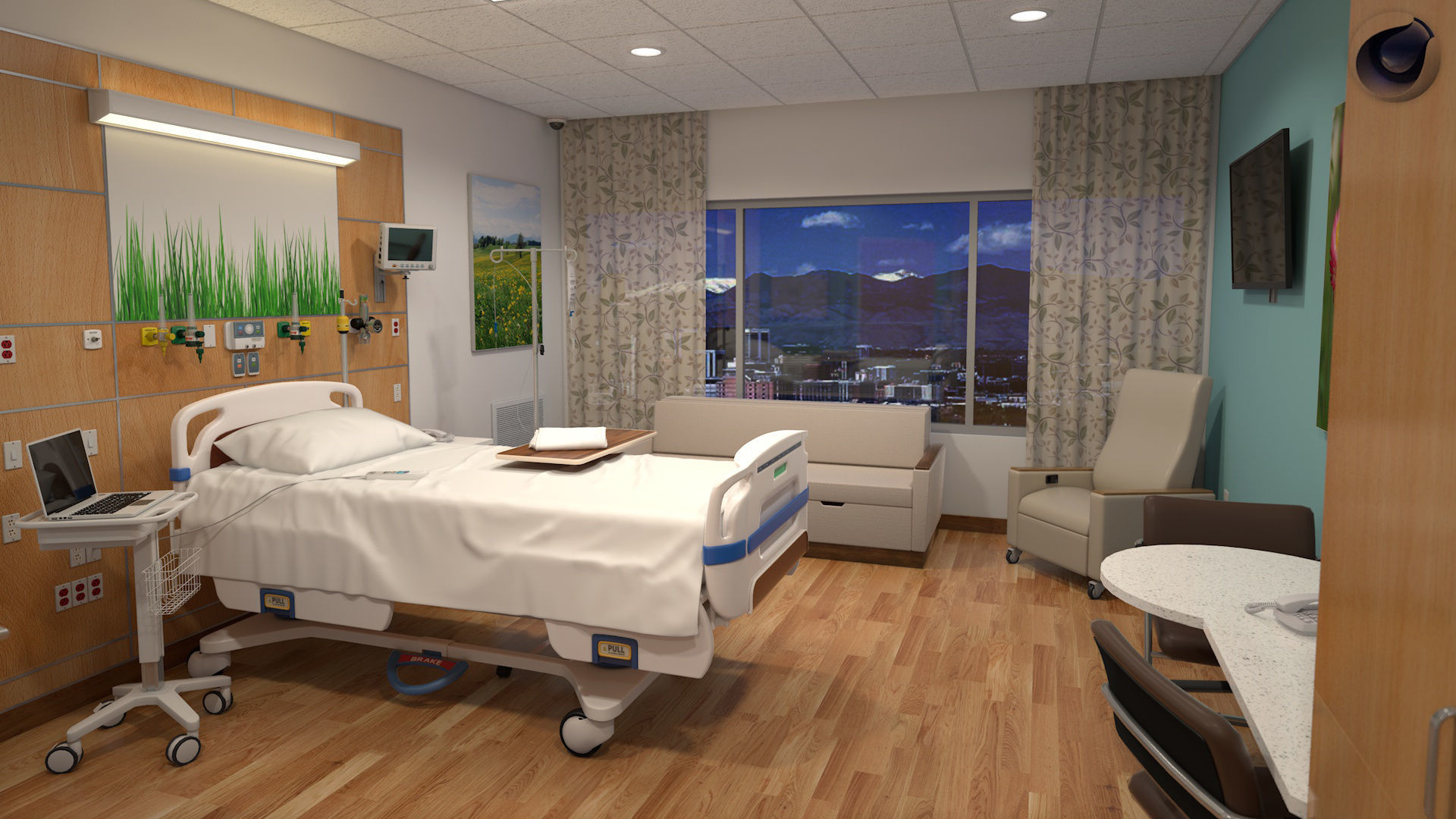 Patient Room V2 3D model_3