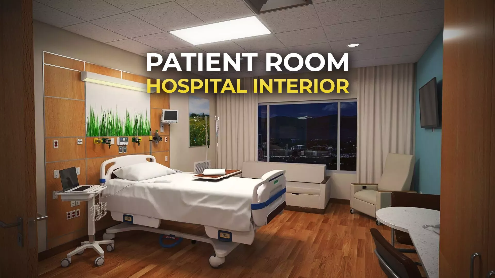 Patient Room V2 3D model