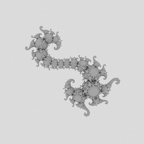 Fractal Kleinian Spiral 3D print model