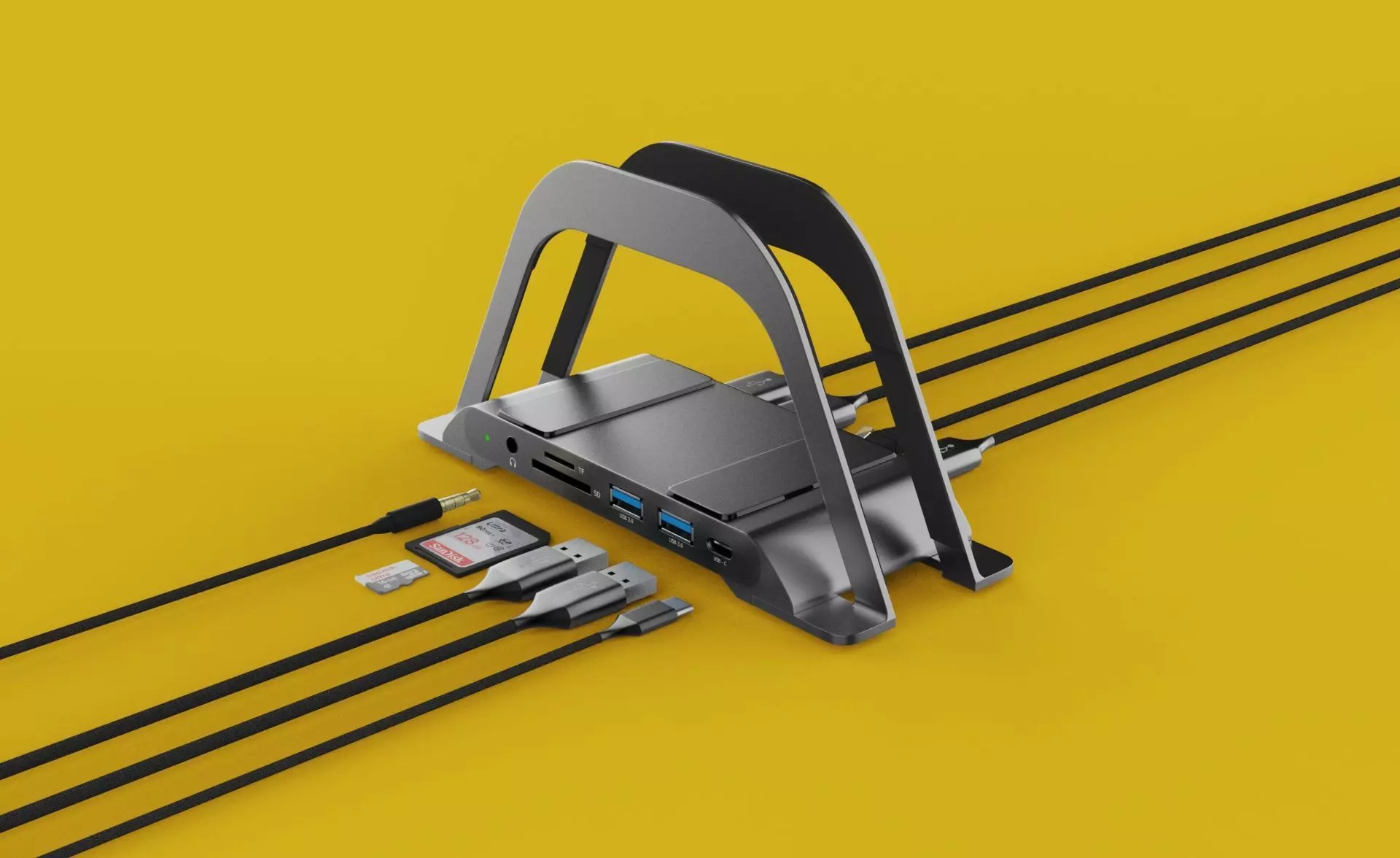 USB HUB 3D model