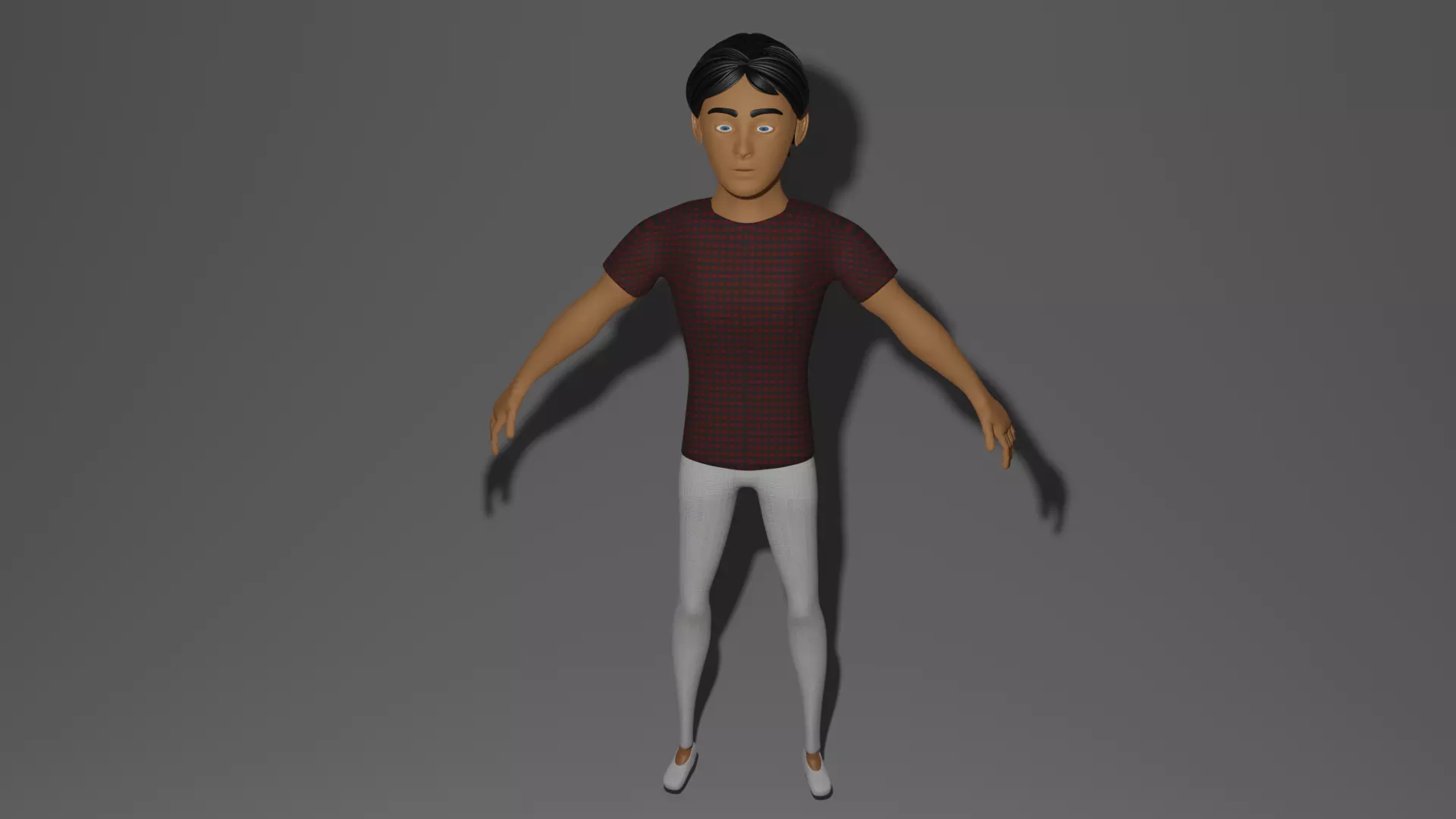 Human character Free low-poly 3D model