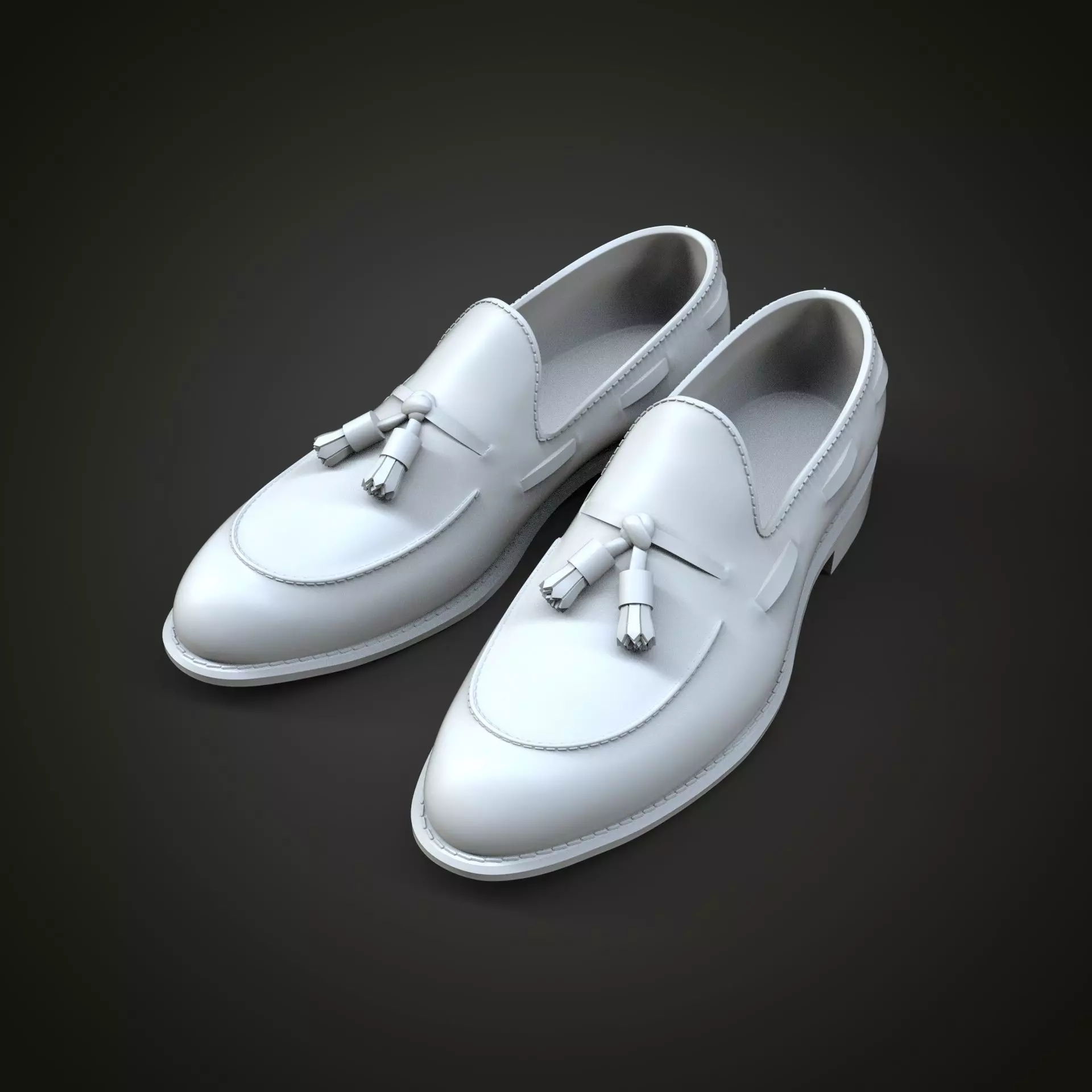 Leather Loafers 3D print model_0