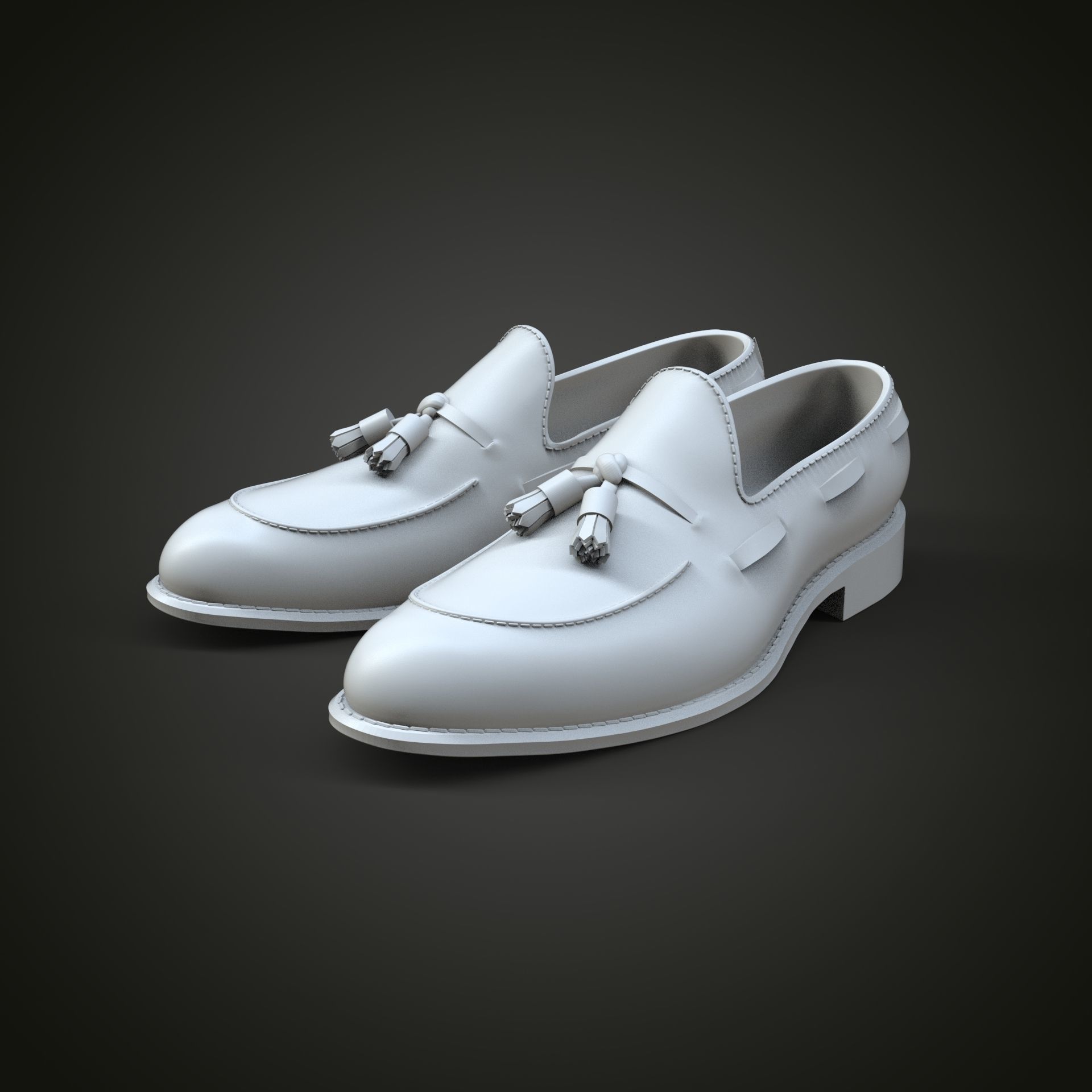 Leather Loafers 3D print model_2