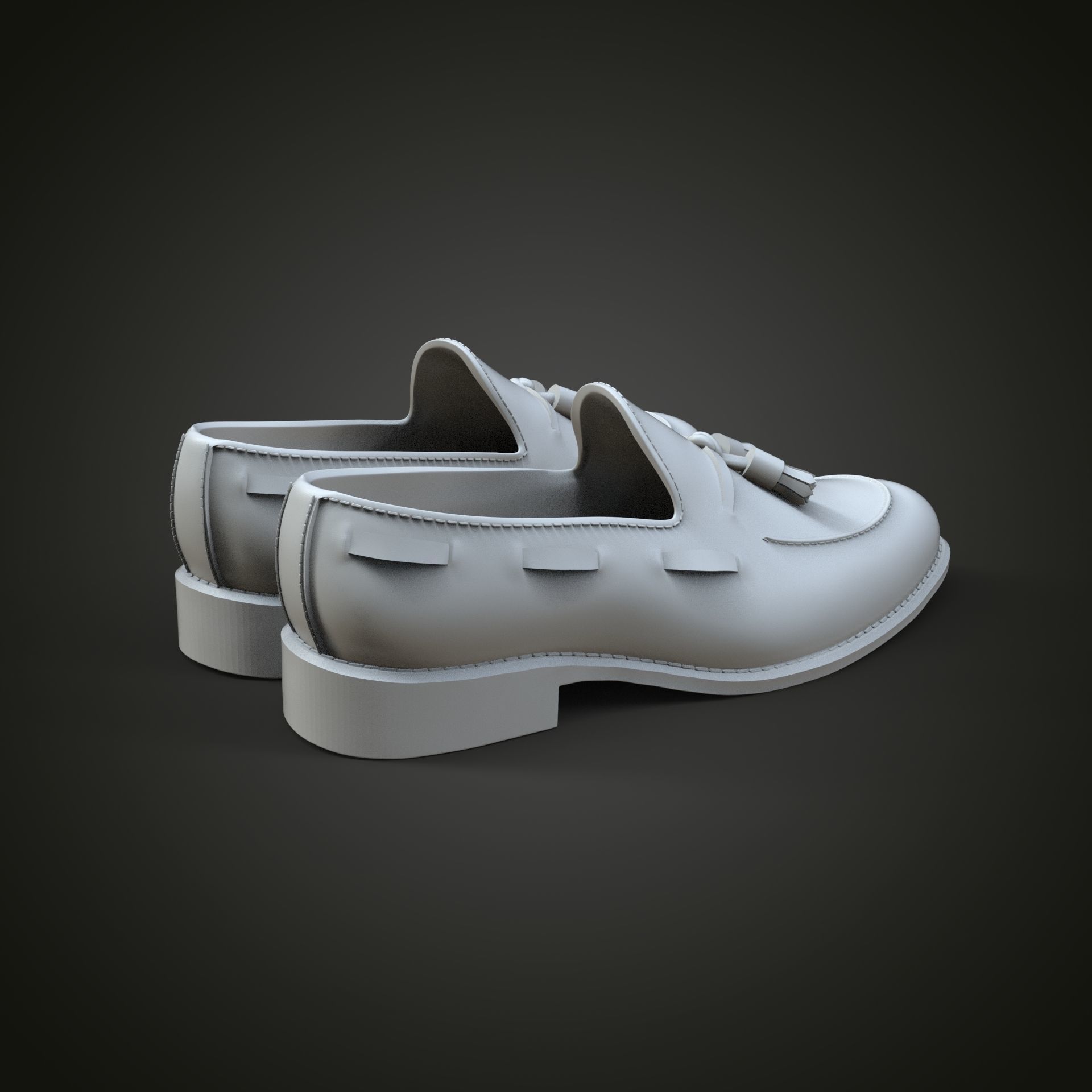Leather Loafers 3D print model_14