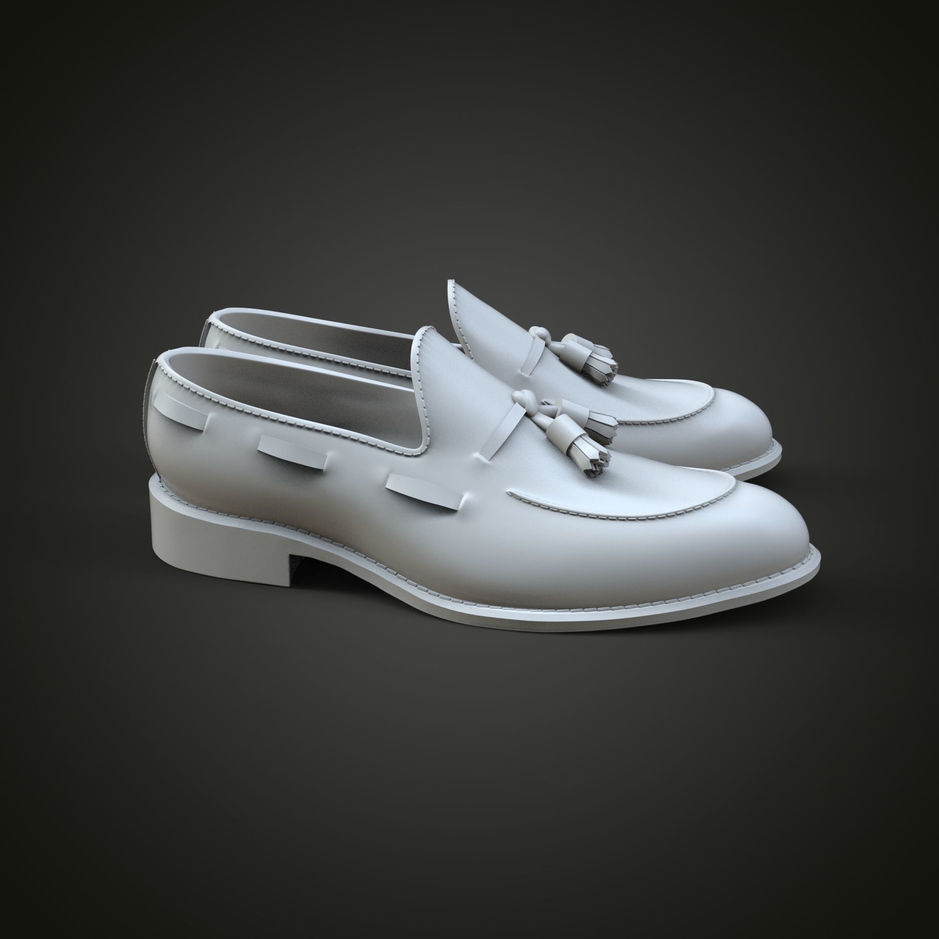Leather Loafers 3D print model_17