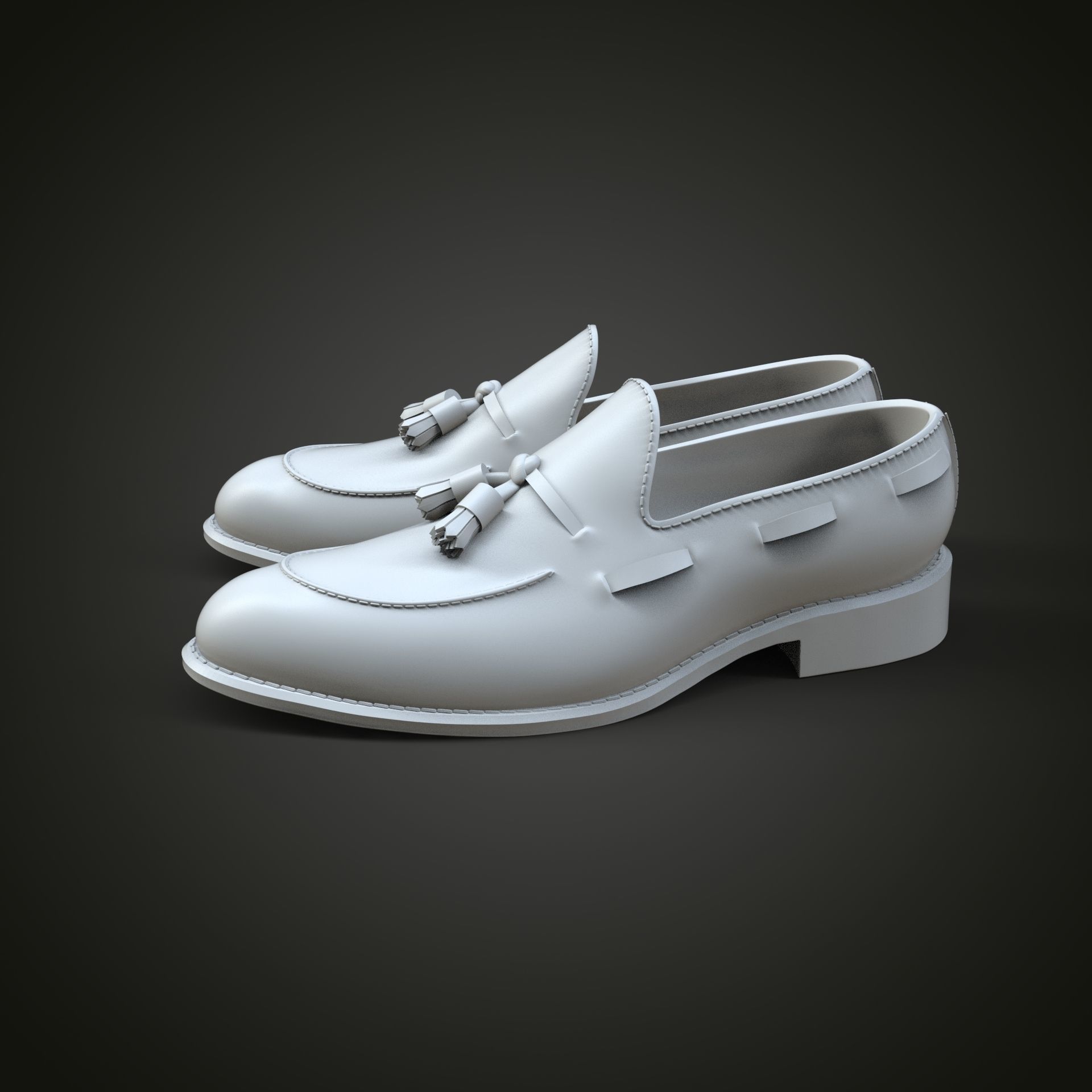 Leather Loafers 3D print model_4