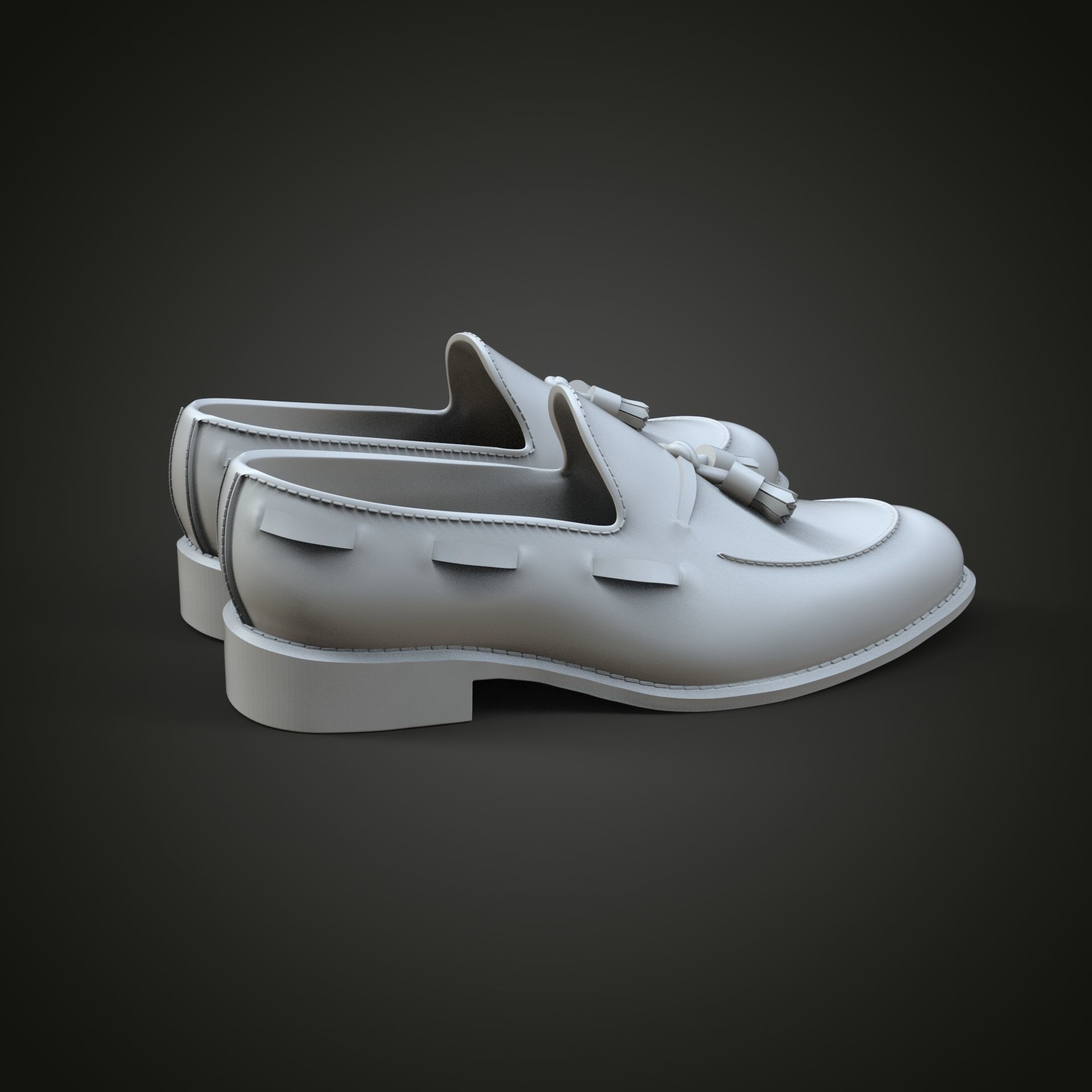 Leather Loafers 3D print model_15
