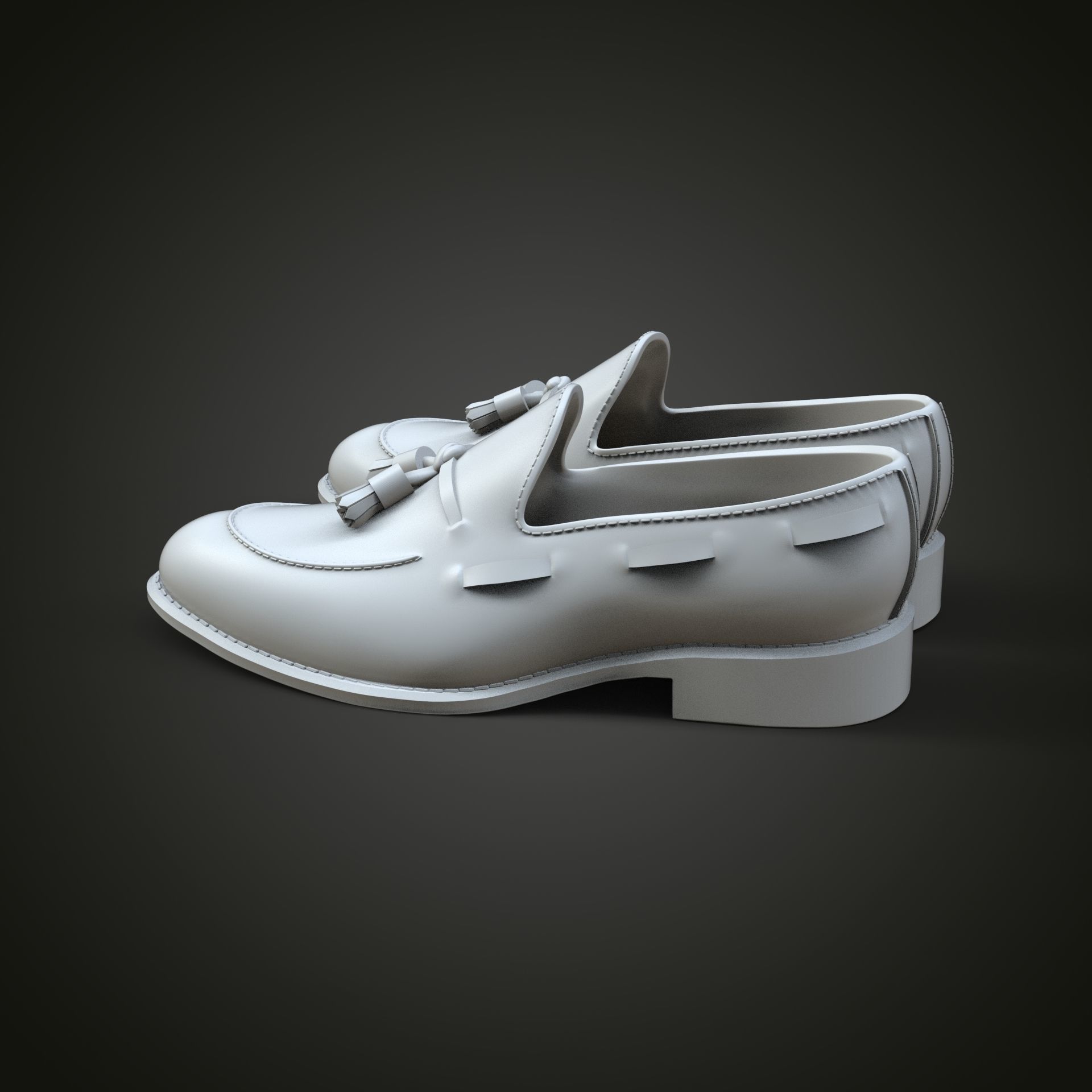 Leather Loafers 3D print model_6