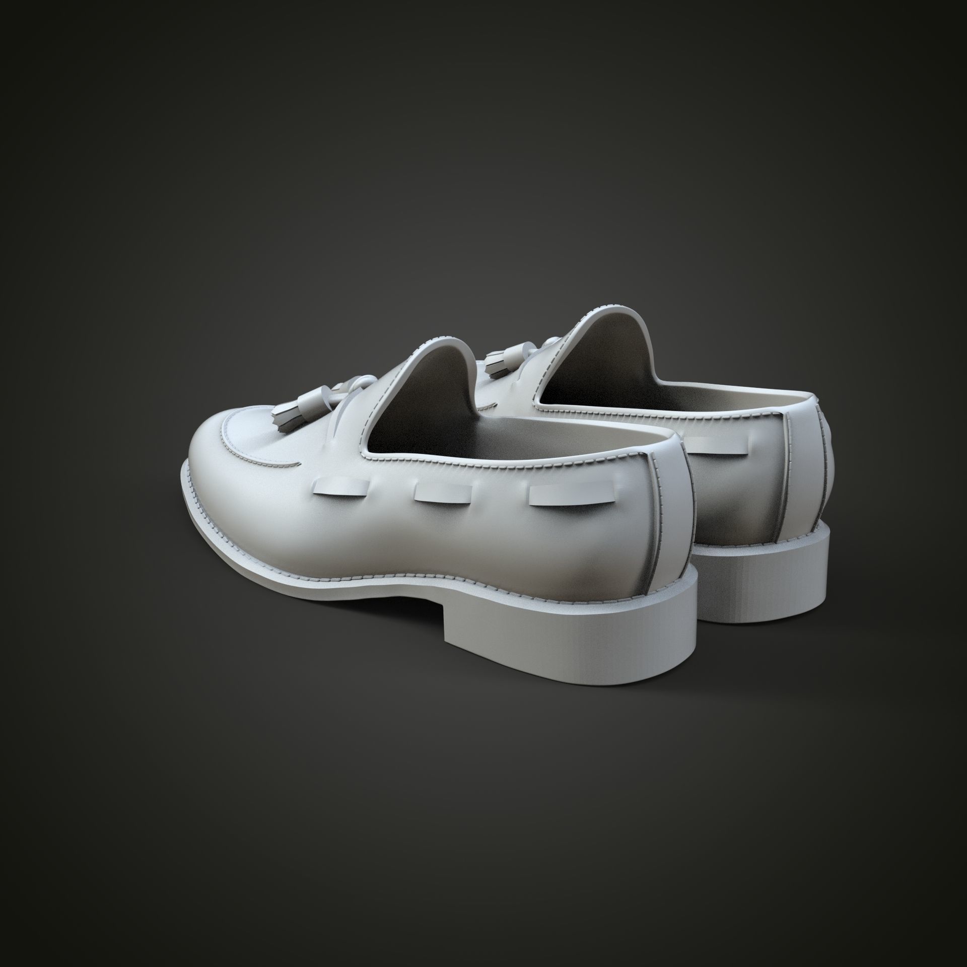 Leather Loafers 3D print model_8