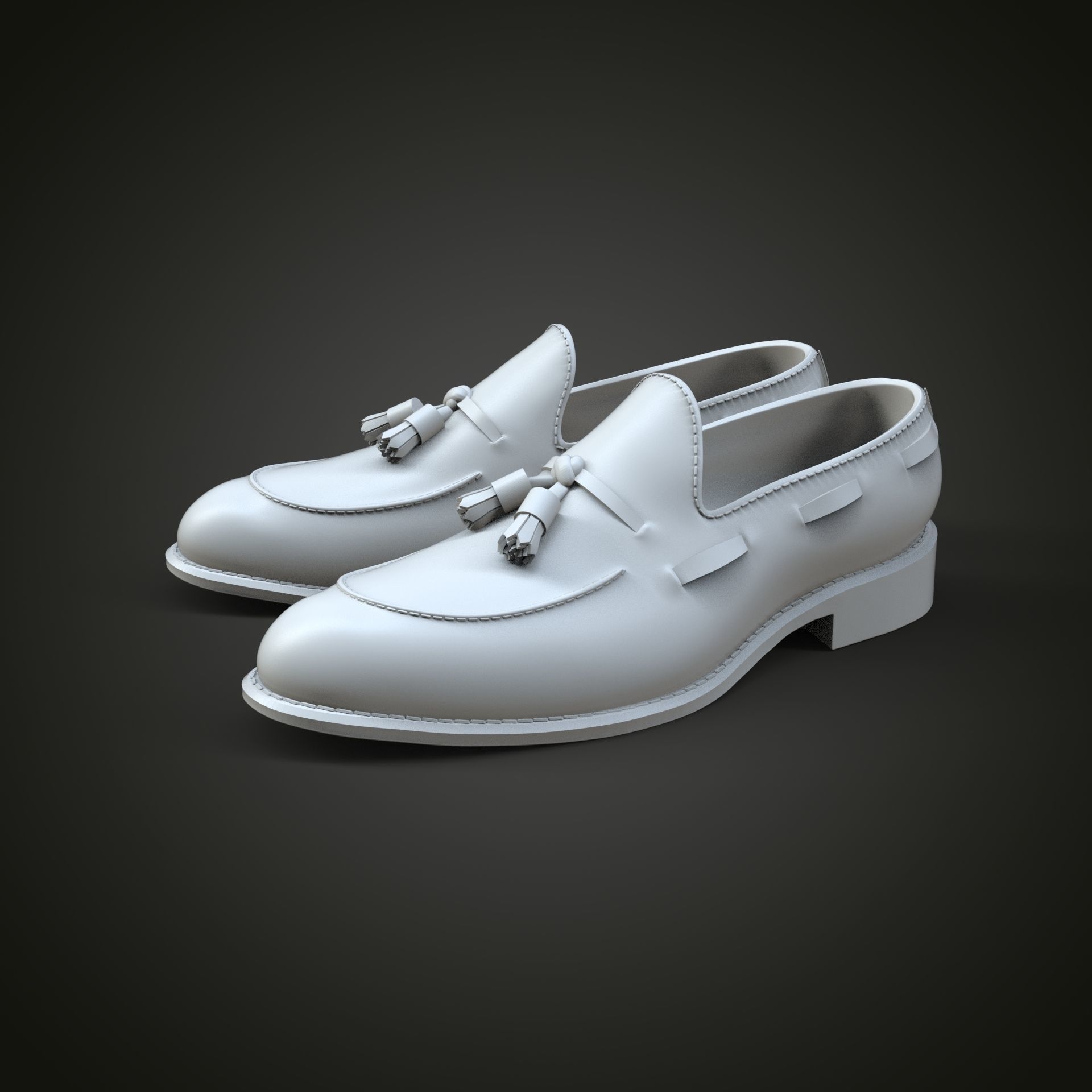 Leather Loafers 3D print model_3