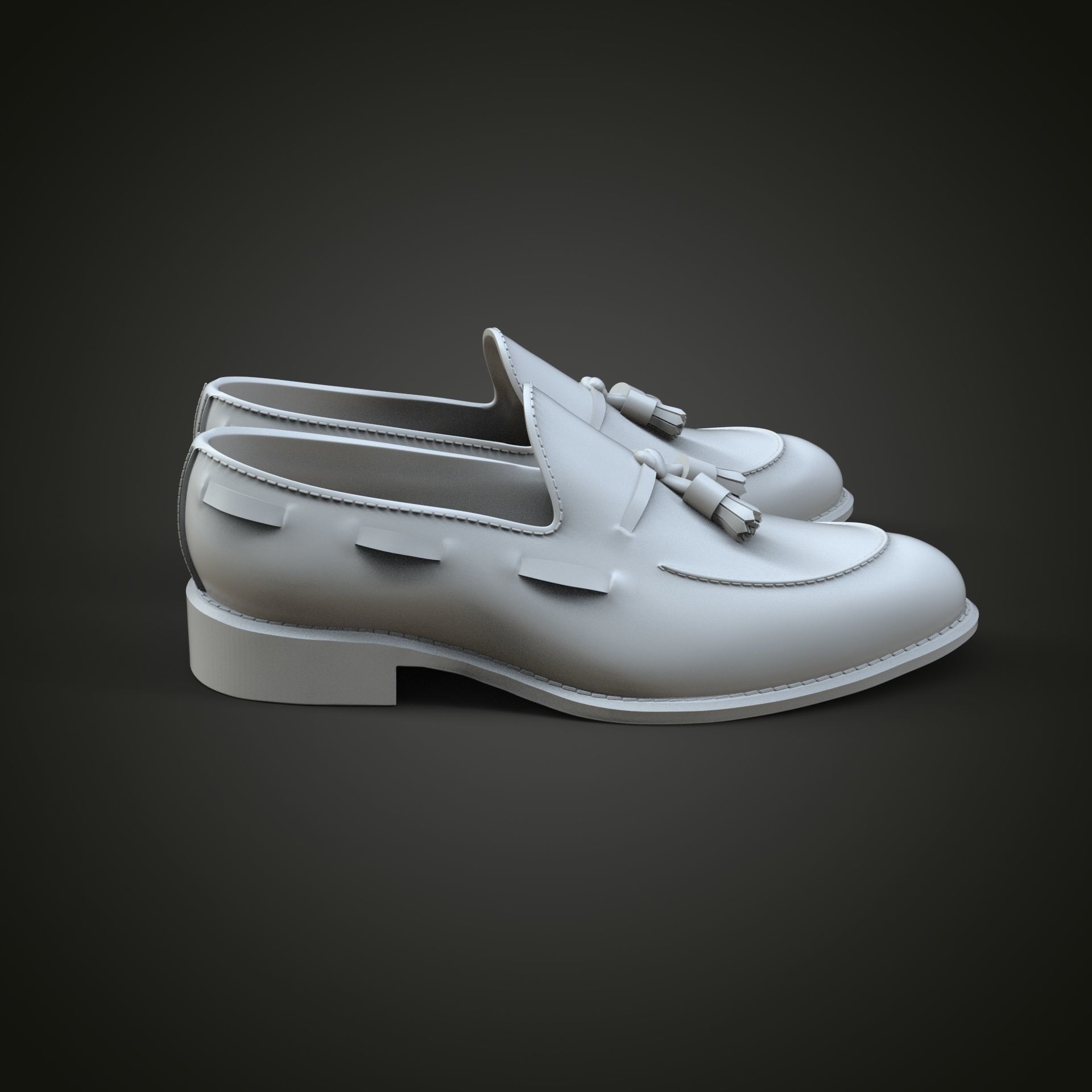 Leather Loafers 3D print model_16