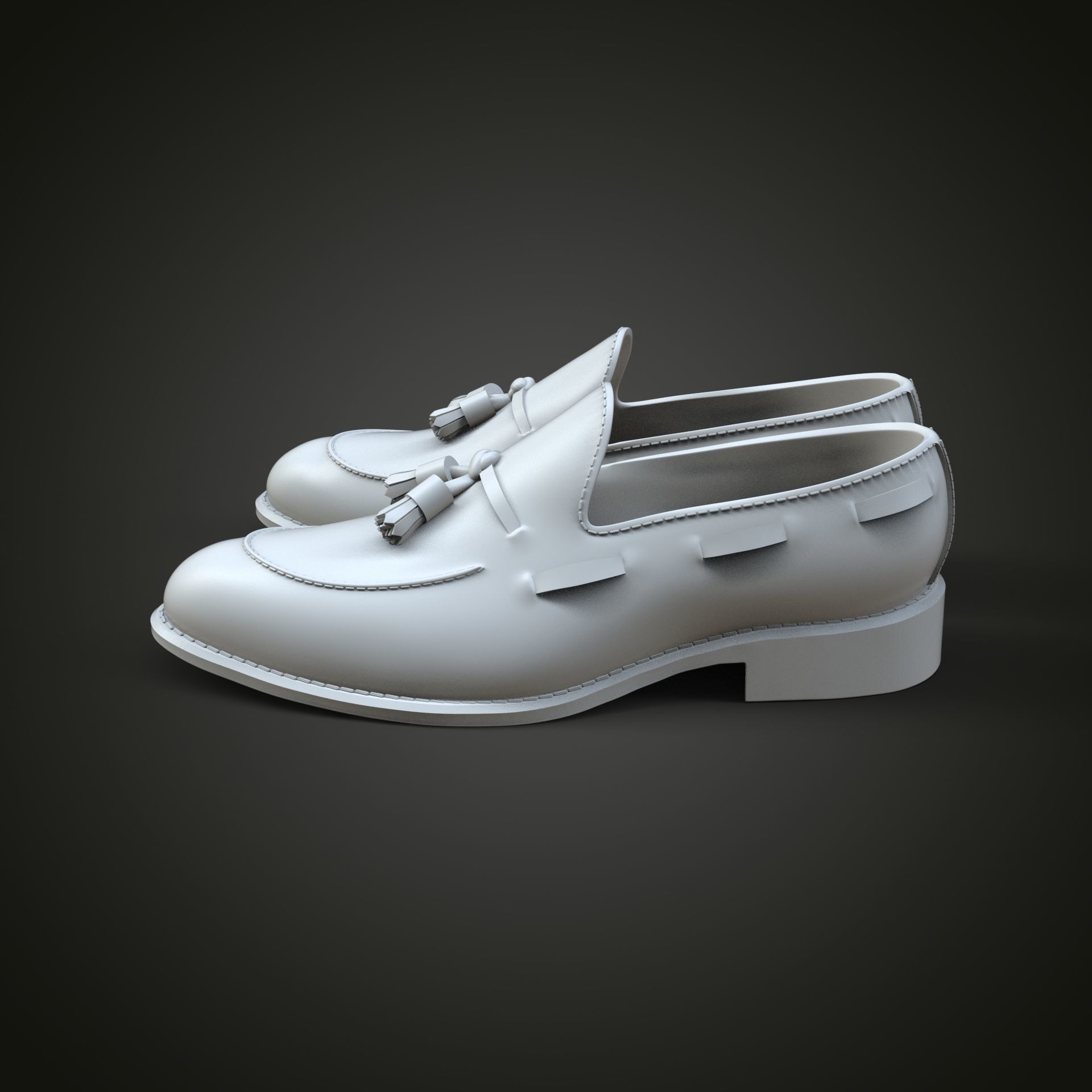Leather Loafers 3D print model_5