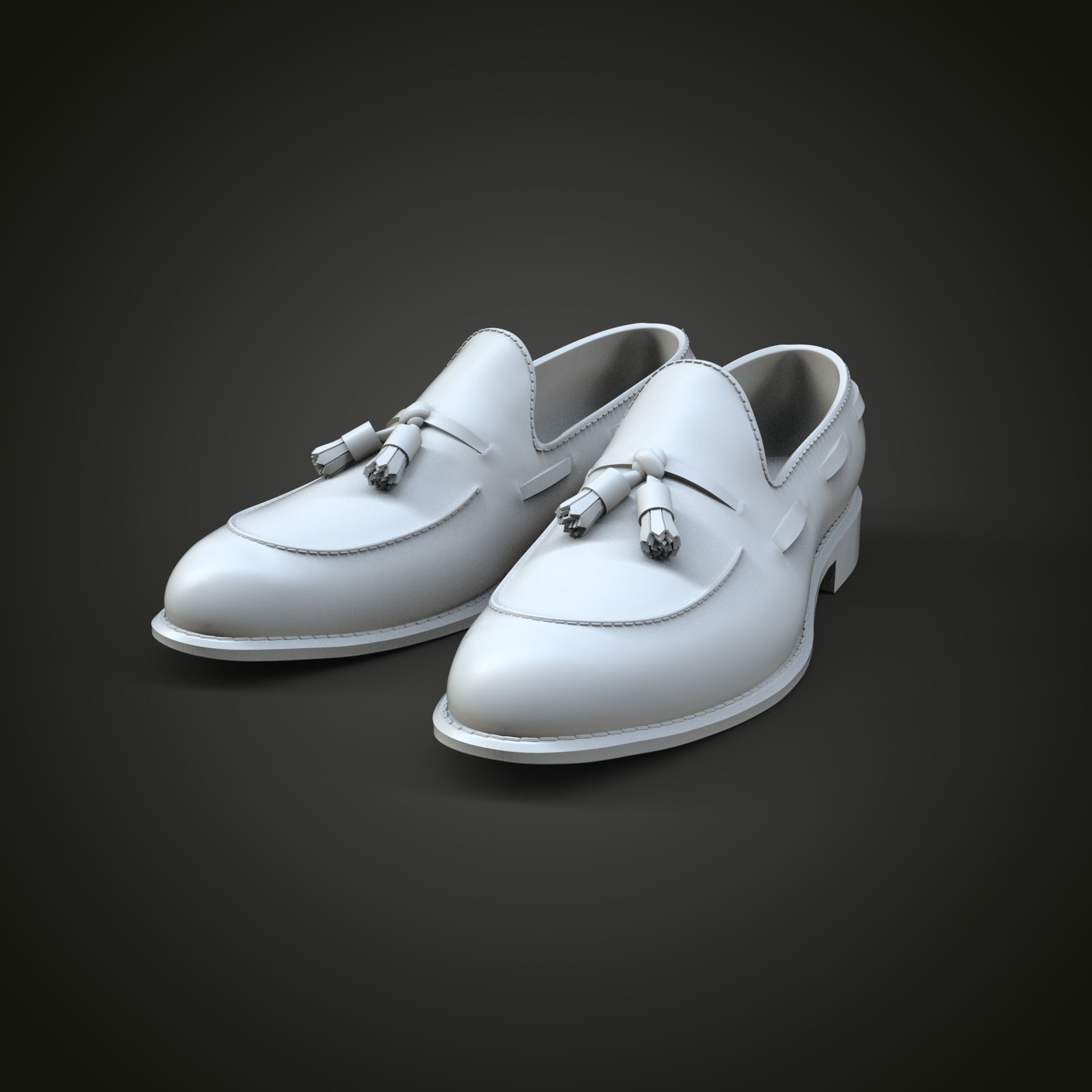 Leather Loafers 3D print model_1
