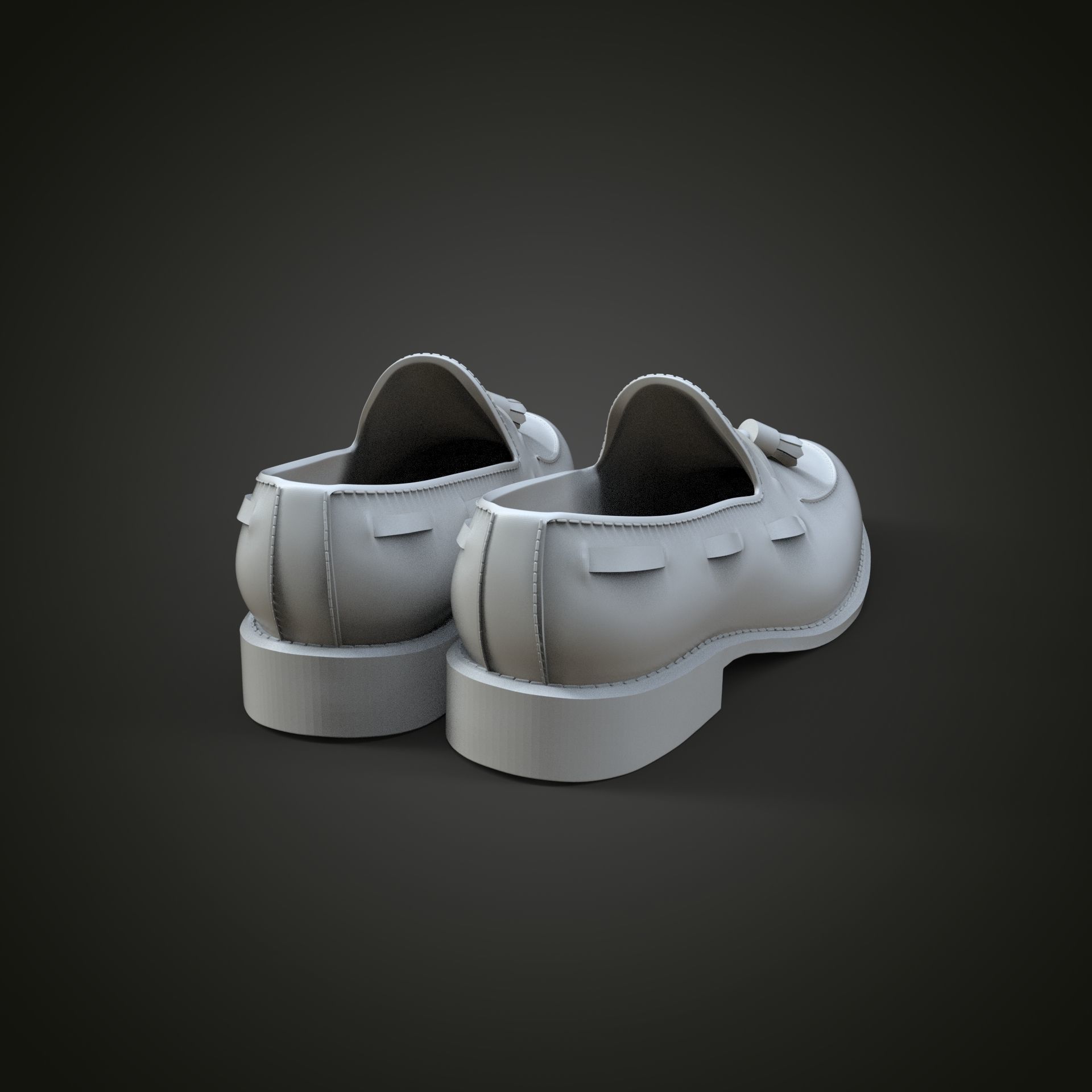 Leather Loafers 3D print model_12