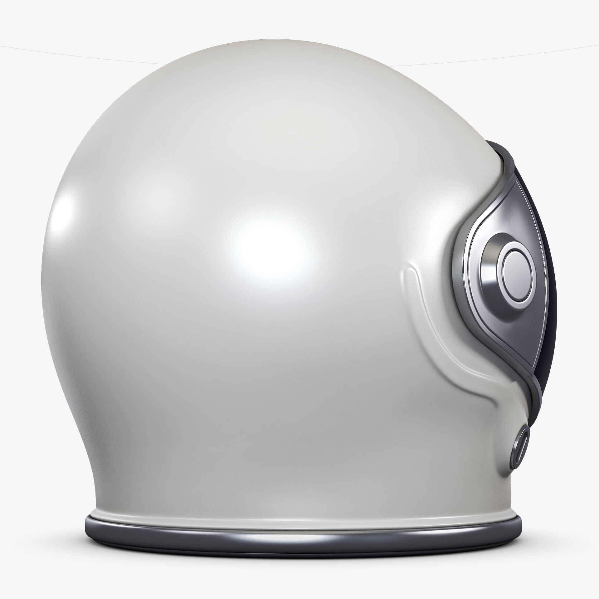 Astronaut Helmet M 2 3D model_6