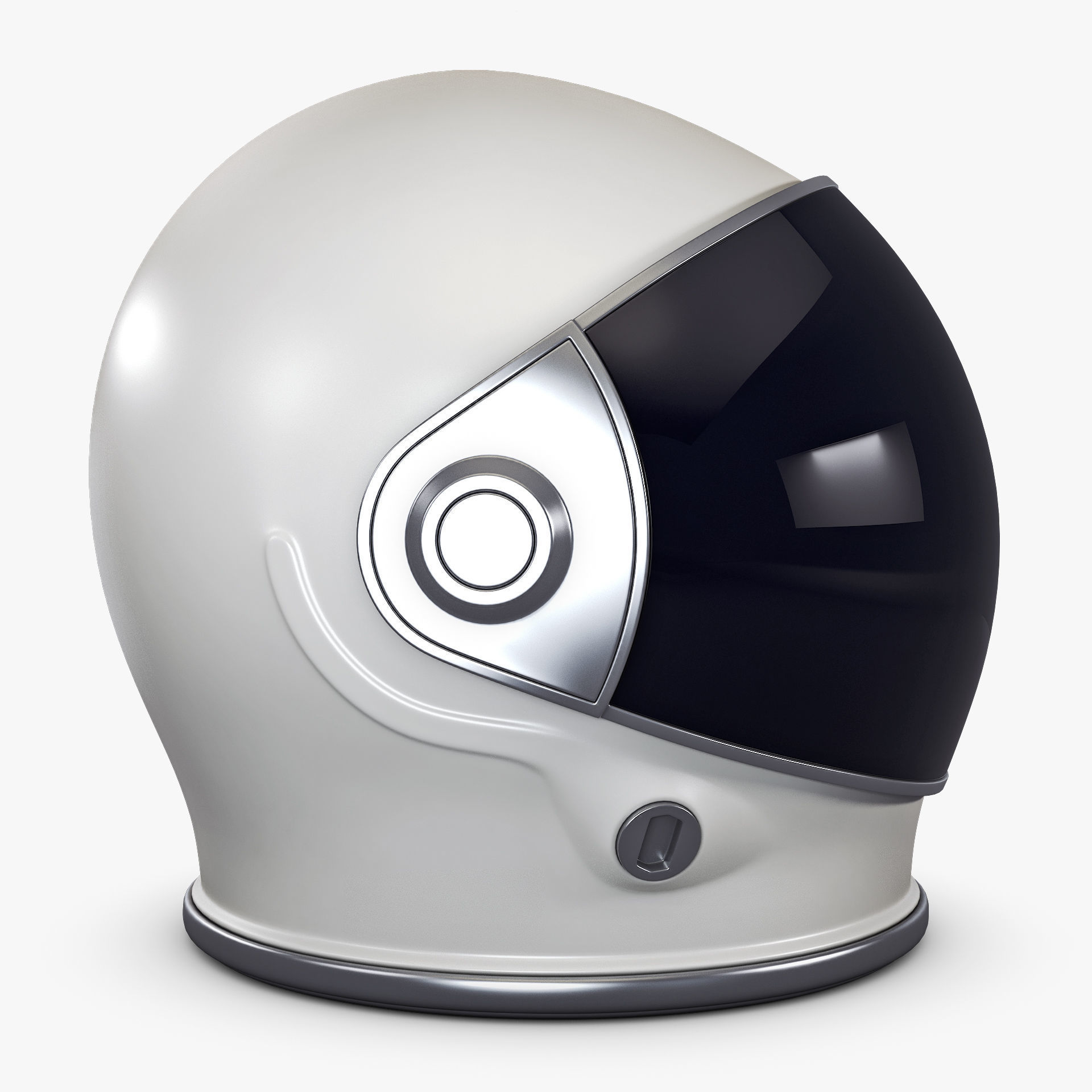 Astronaut Helmet M 2 3D model_4