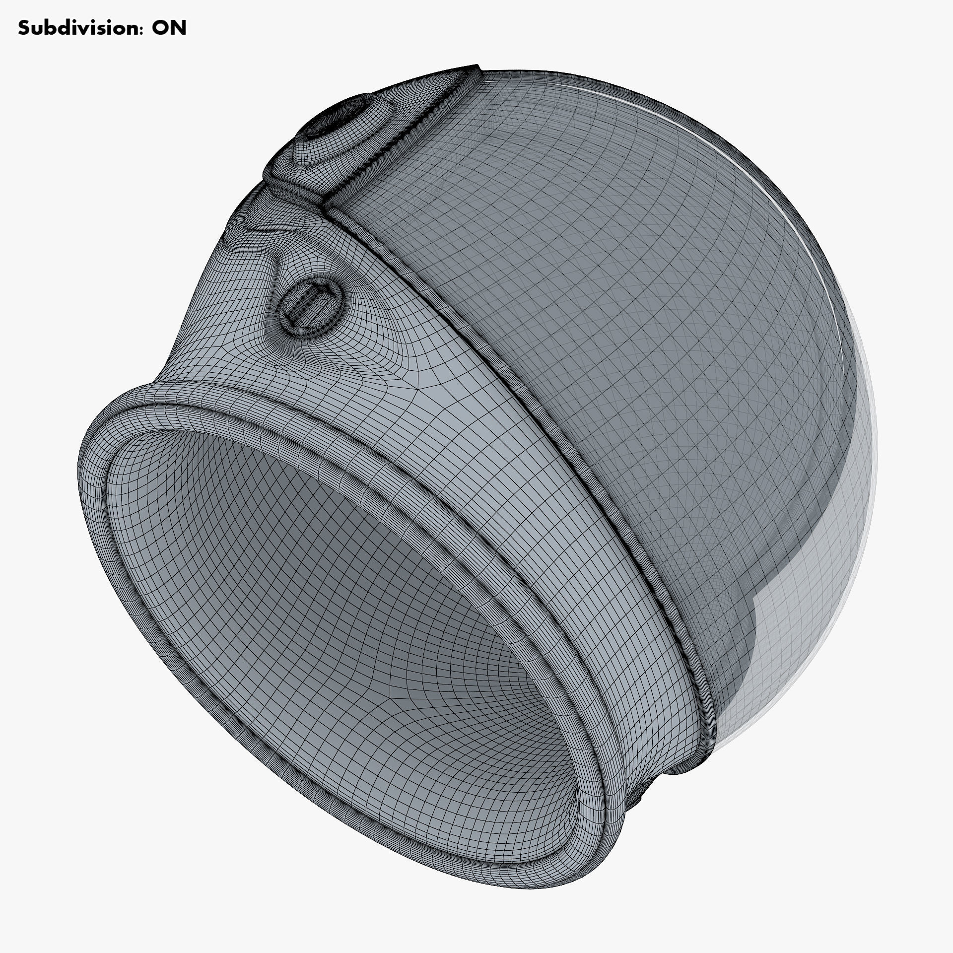 Astronaut Helmet M 2 3D model_25