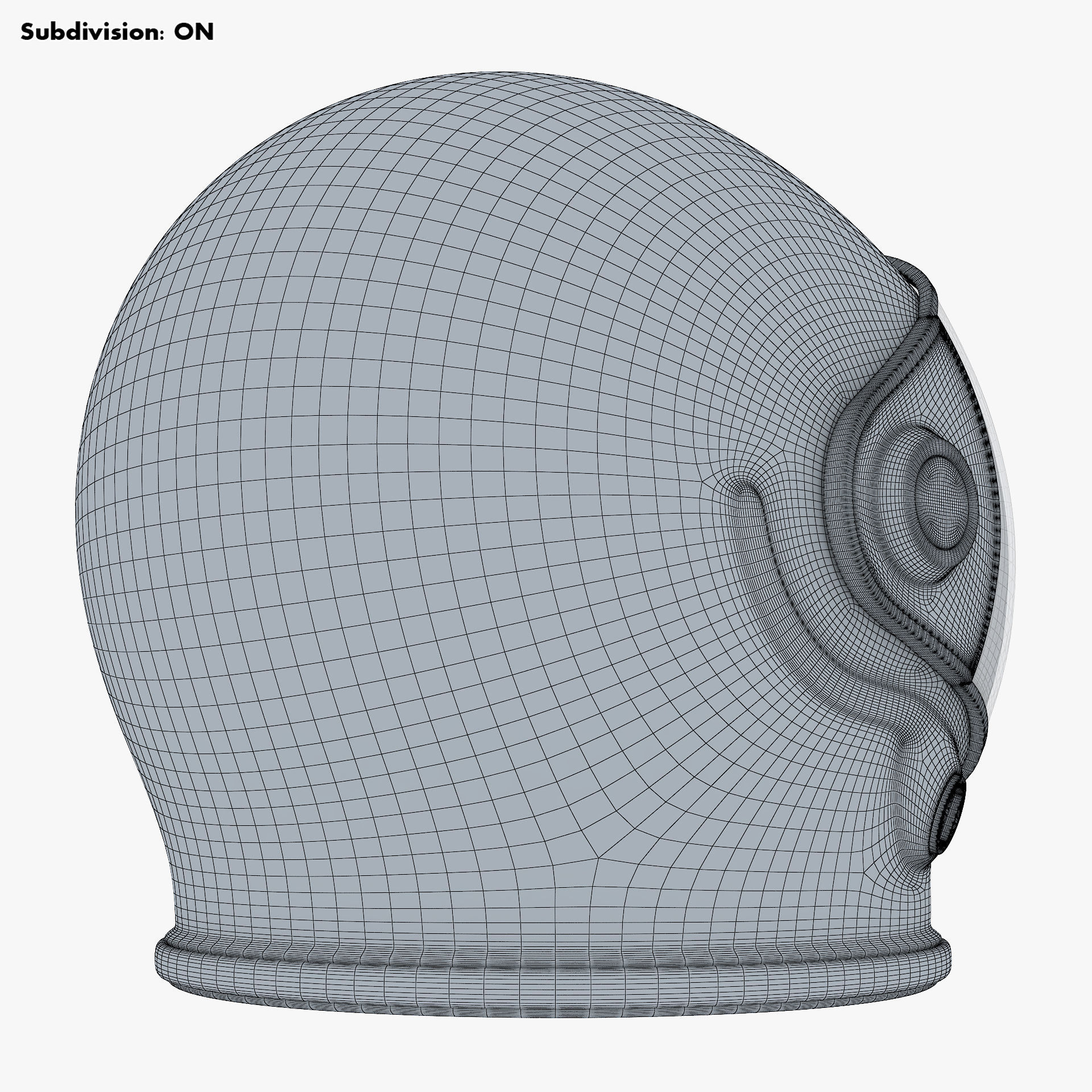 Astronaut Helmet M 2 3D model_21