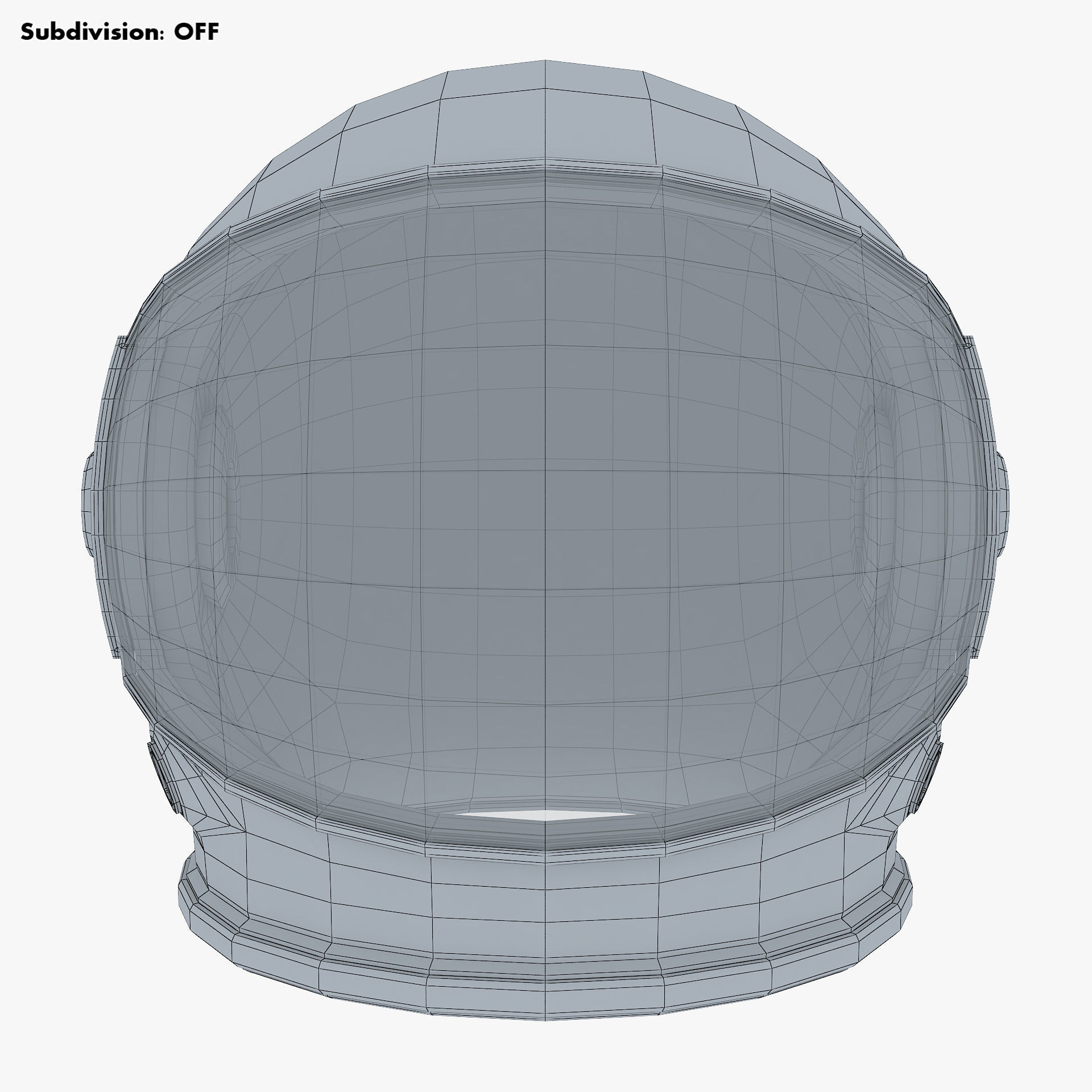 Astronaut Helmet M 2 3D model_16