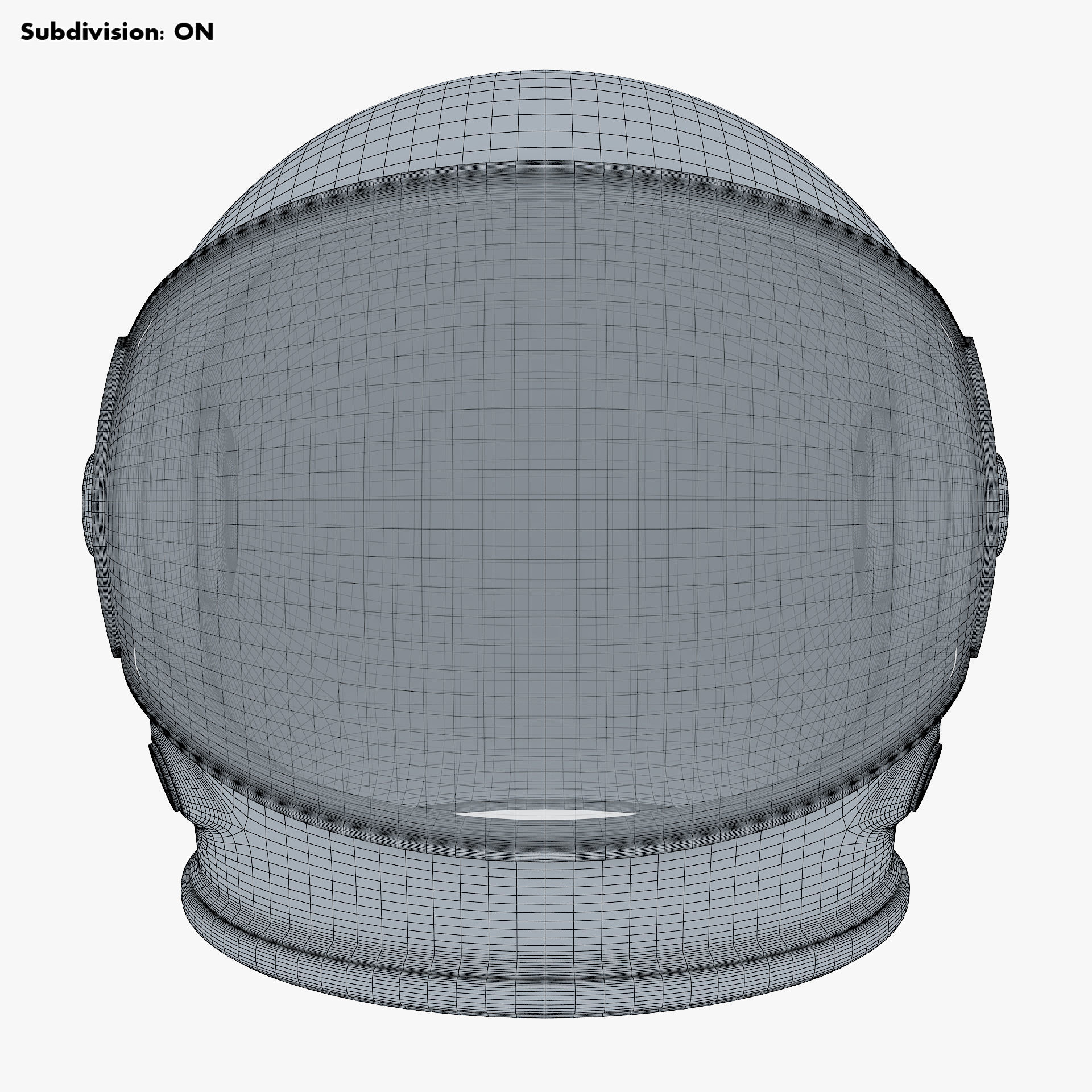 Astronaut Helmet M 2 3D model_15