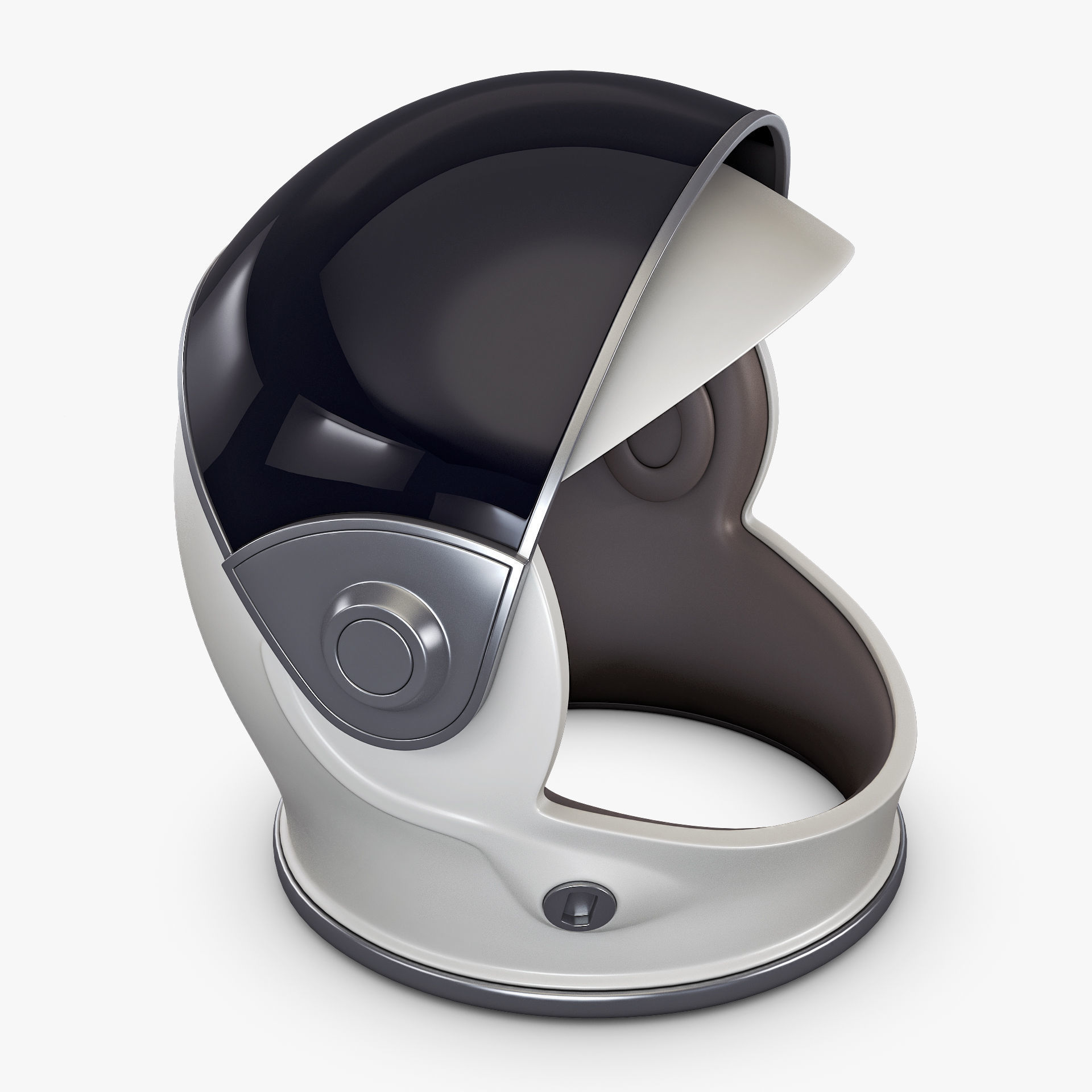Astronaut Helmet M 2 3D model_7