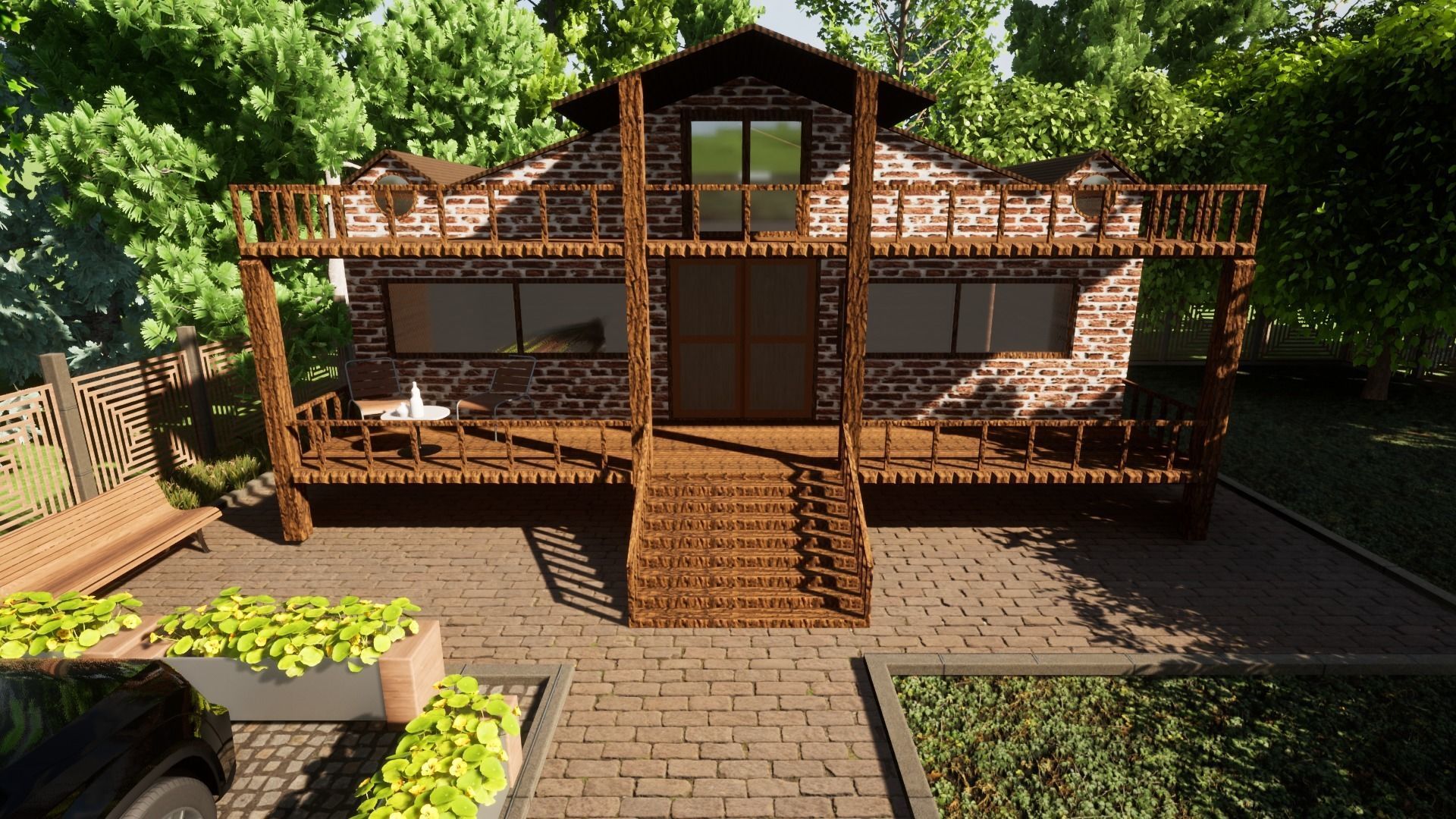 Mustakil Mimari Modelleme 3D model_2