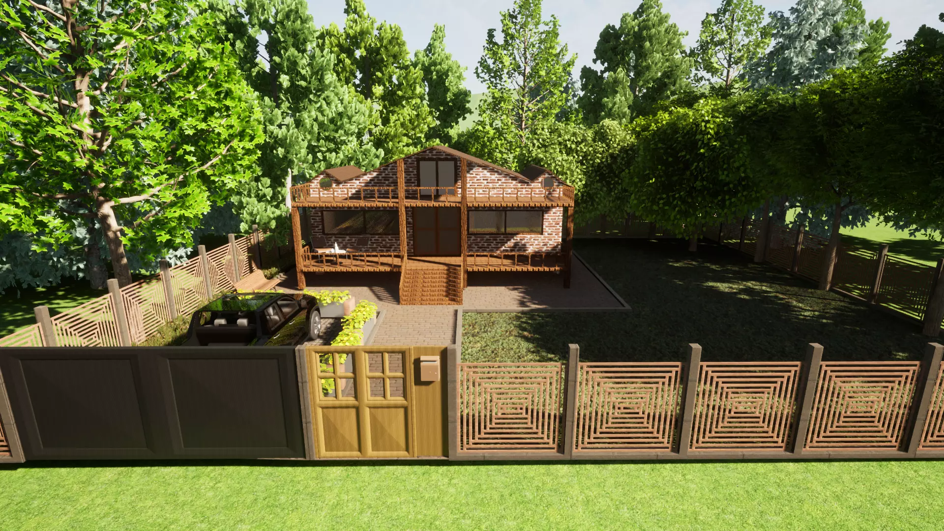 Mustakil Mimari Modelleme 3D model_0