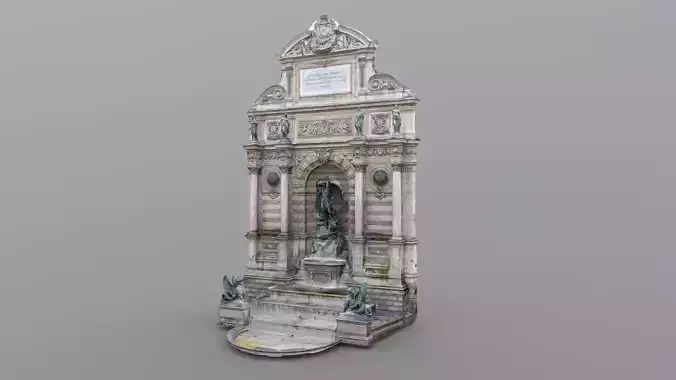 Fountain Saint-Michel - photogrammetry