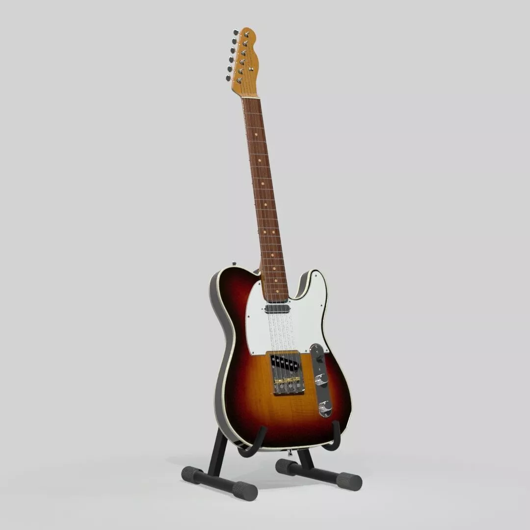 Fender Telecaster Custom 1964 Free 3D model