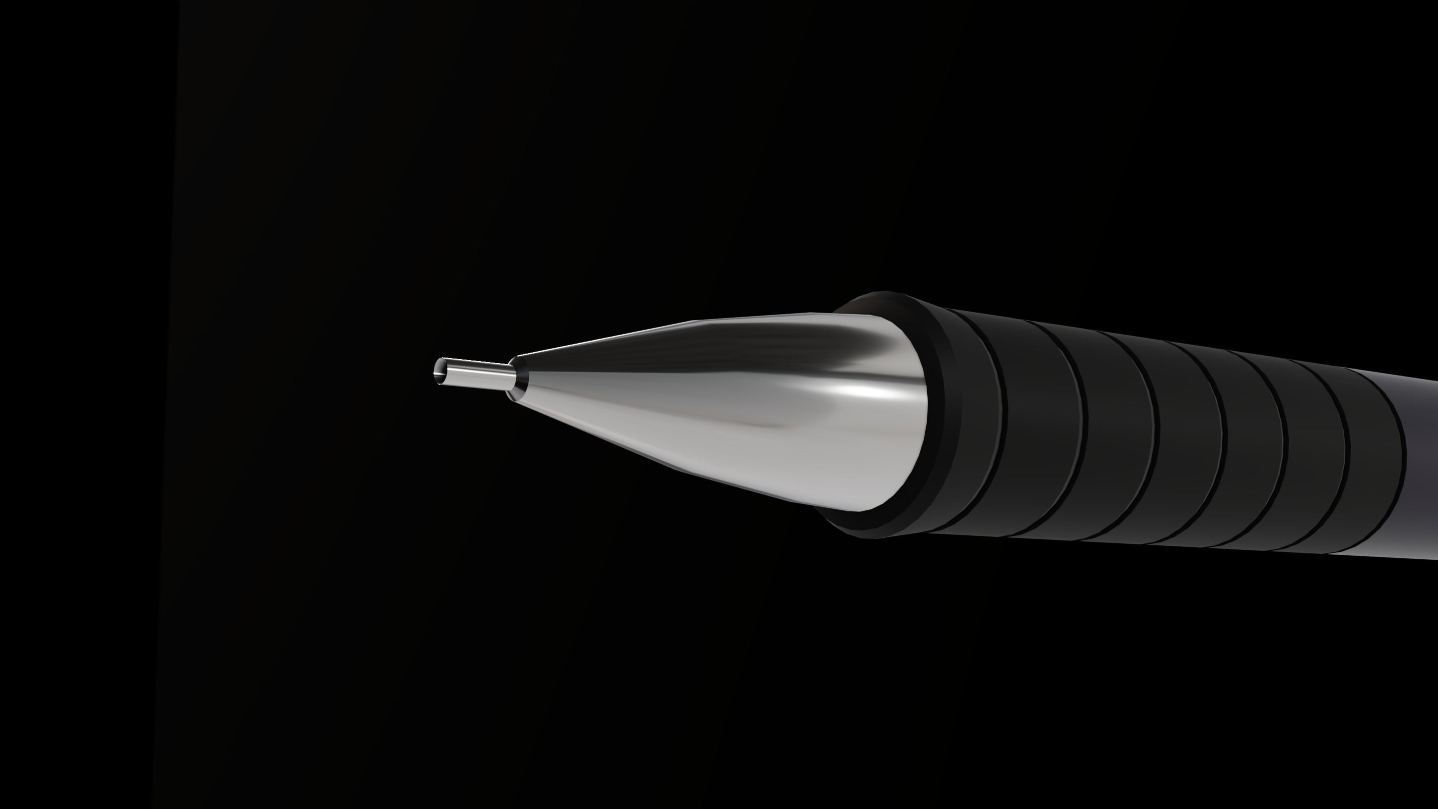 Mechanical Pencil - Low-poly 3D Model Free low-poly 3D model_12