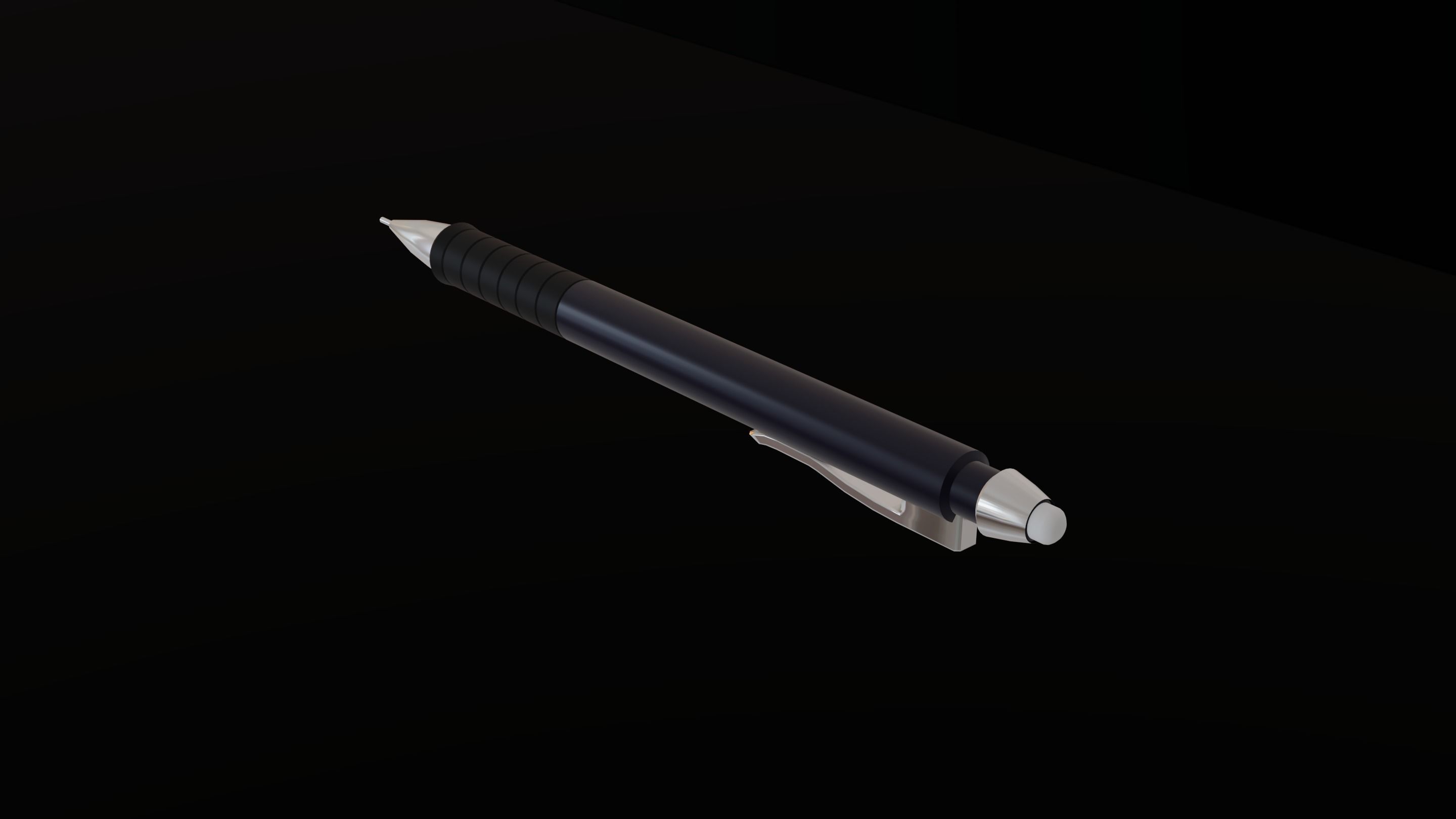 Mechanical Pencil - Low-poly 3D Model Free low-poly 3D model_11