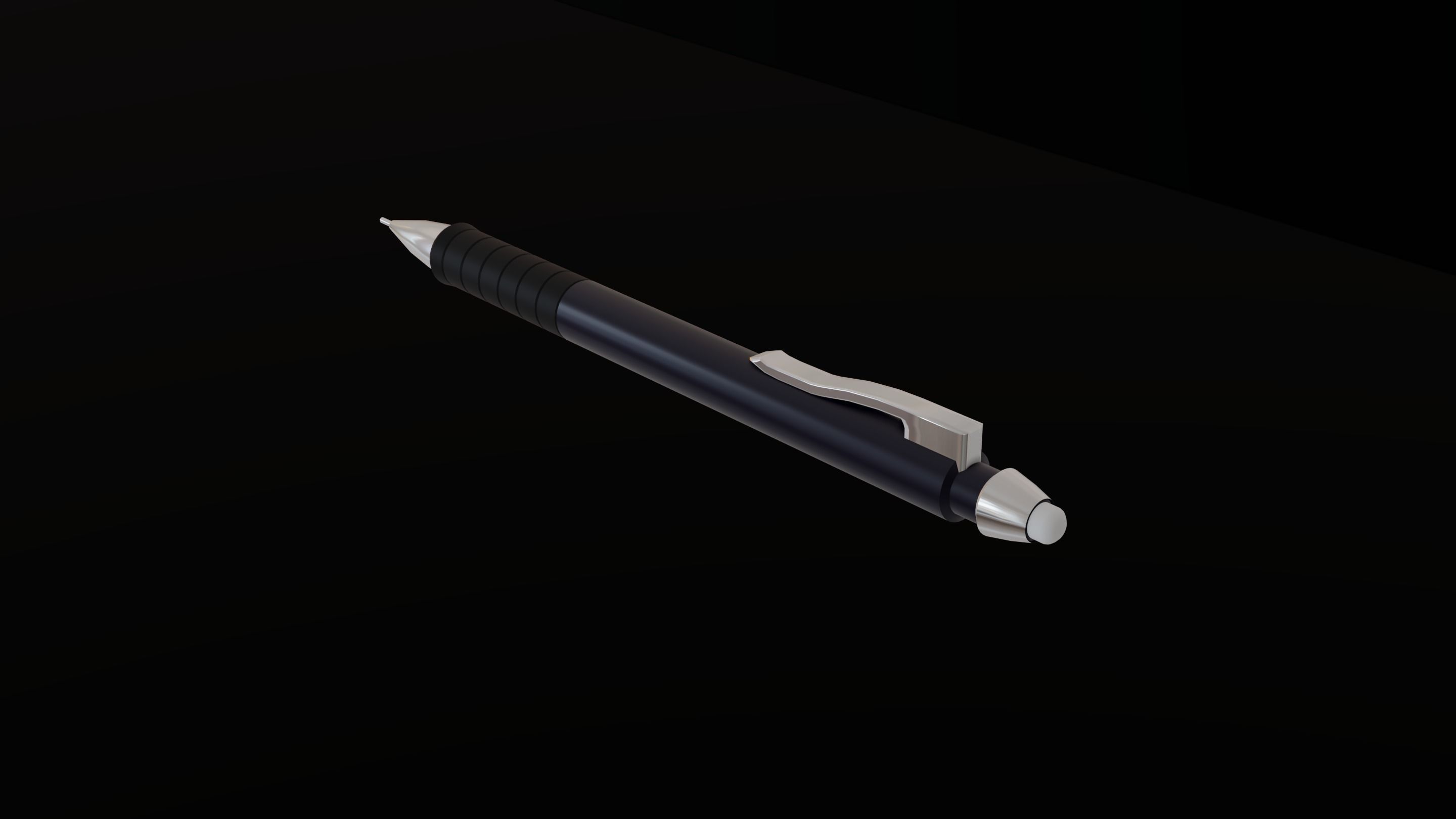 Mechanical Pencil - Low-poly 3D Model Free low-poly 3D model_9