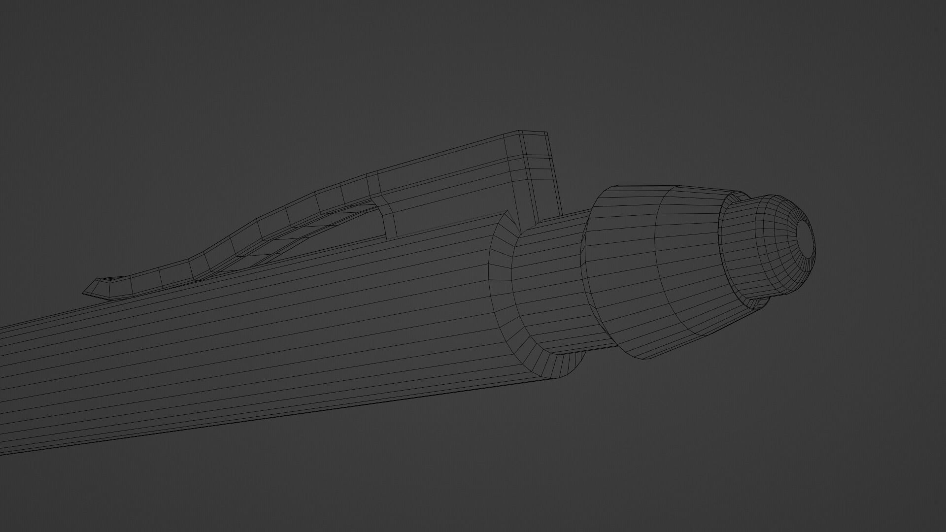 Mechanical Pencil - Low-poly 3D Model Free low-poly 3D model_23