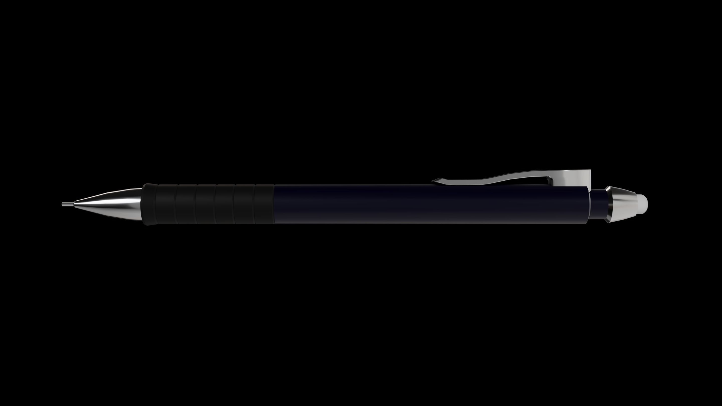 Mechanical Pencil - Low-poly 3D Model Free low-poly 3D model_5