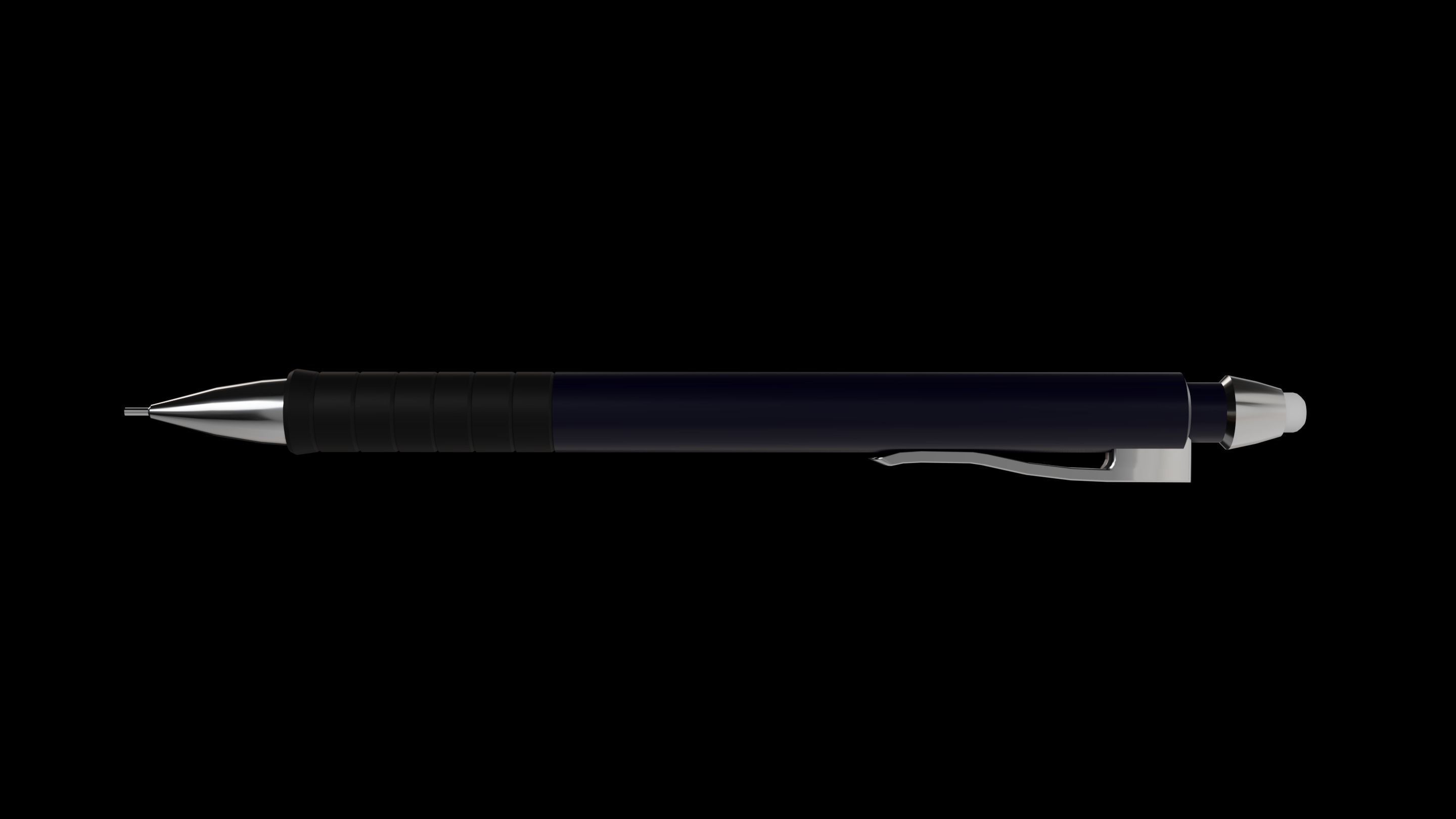 Mechanical Pencil - Low-poly 3D Model Free low-poly 3D model_7