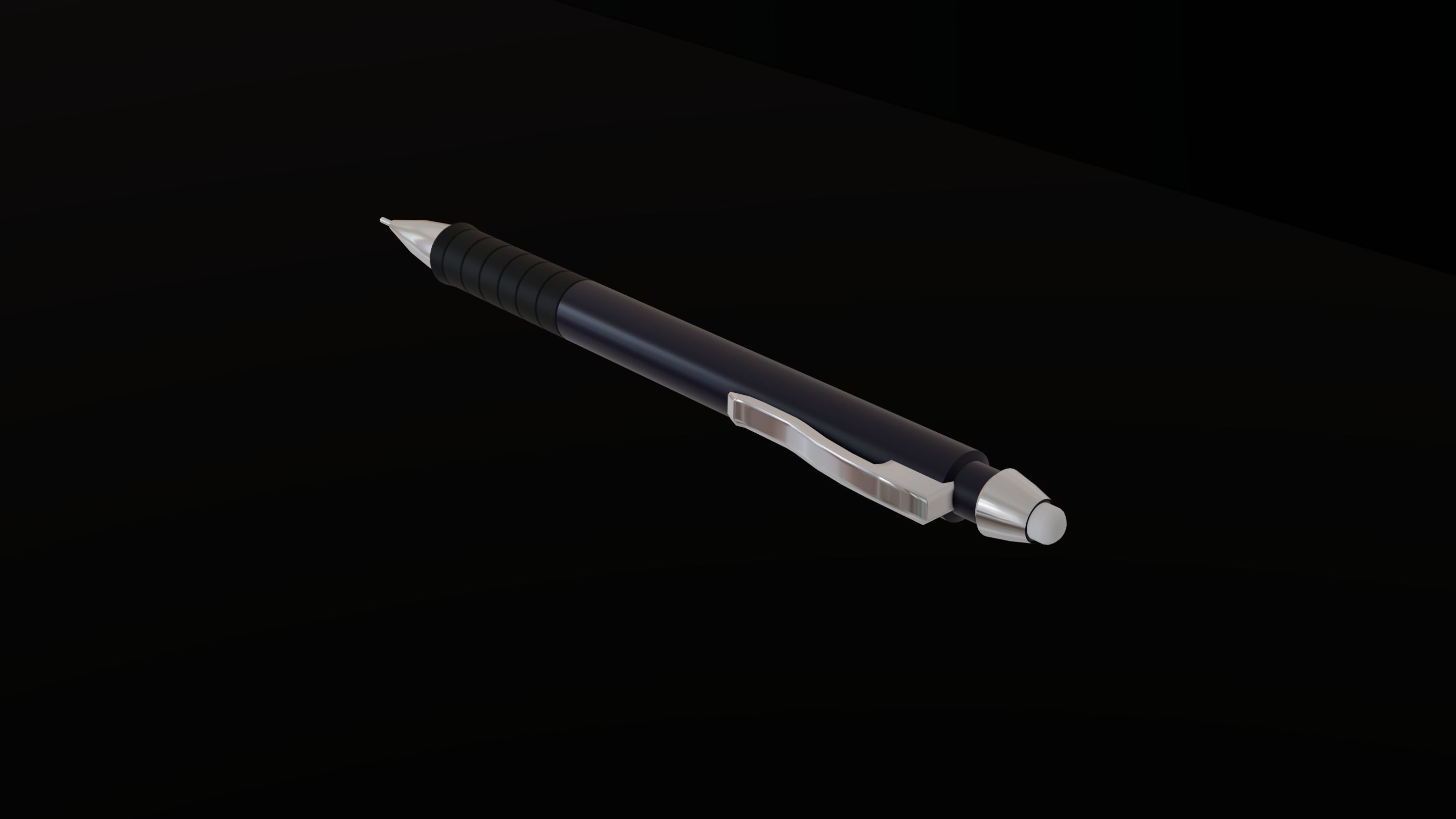 Mechanical Pencil - Low-poly 3D Model Free low-poly 3D model_8
