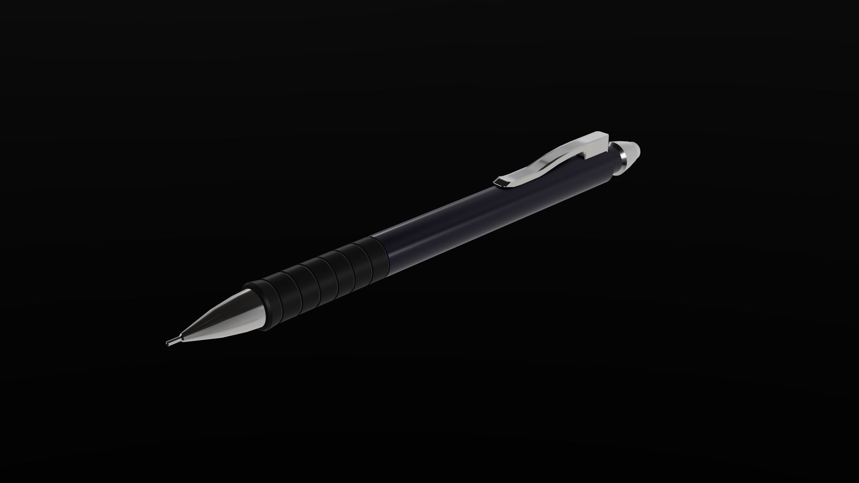 Mechanical Pencil - Low-poly 3D Model Free low-poly 3D model_1