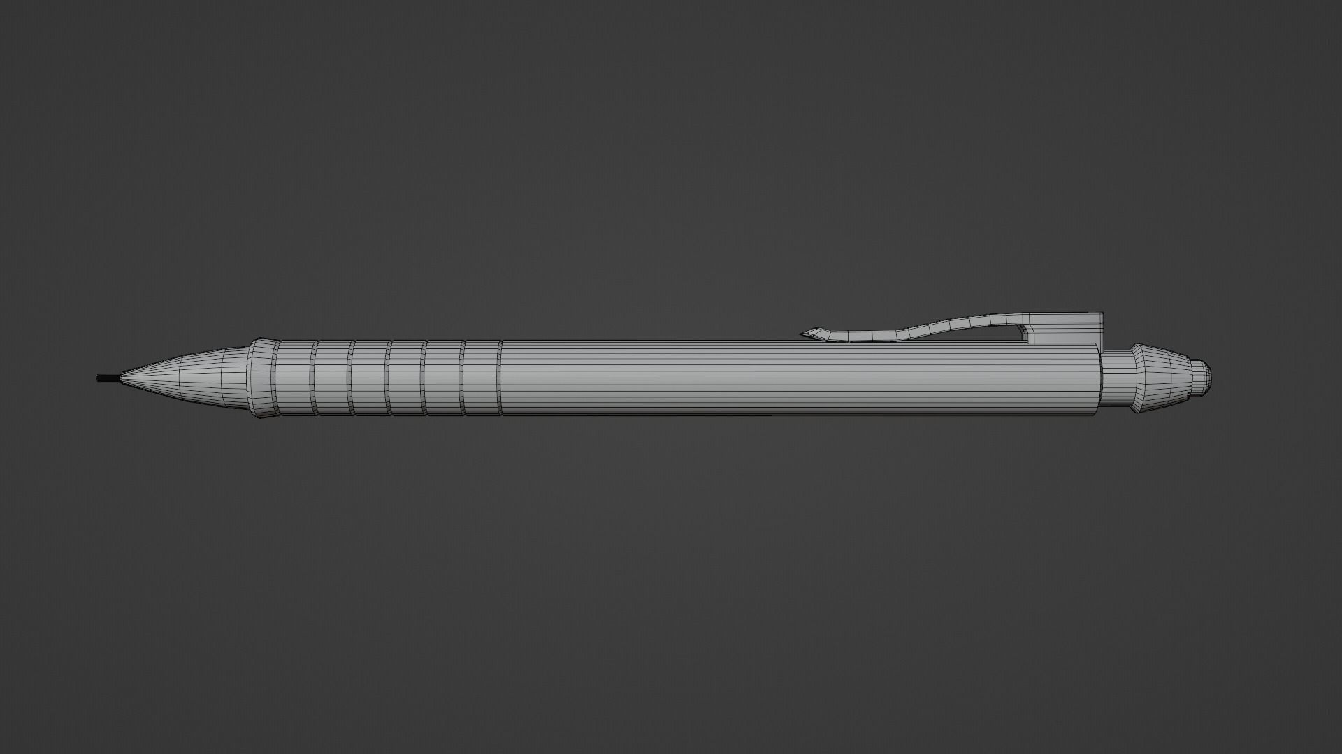 Mechanical Pencil - Low-poly 3D Model Free low-poly 3D model_18