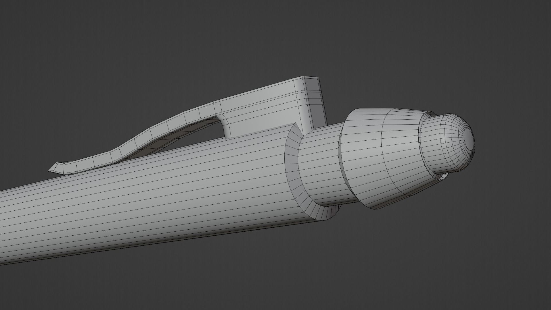 Mechanical Pencil - Low-poly 3D Model Free low-poly 3D model_22
