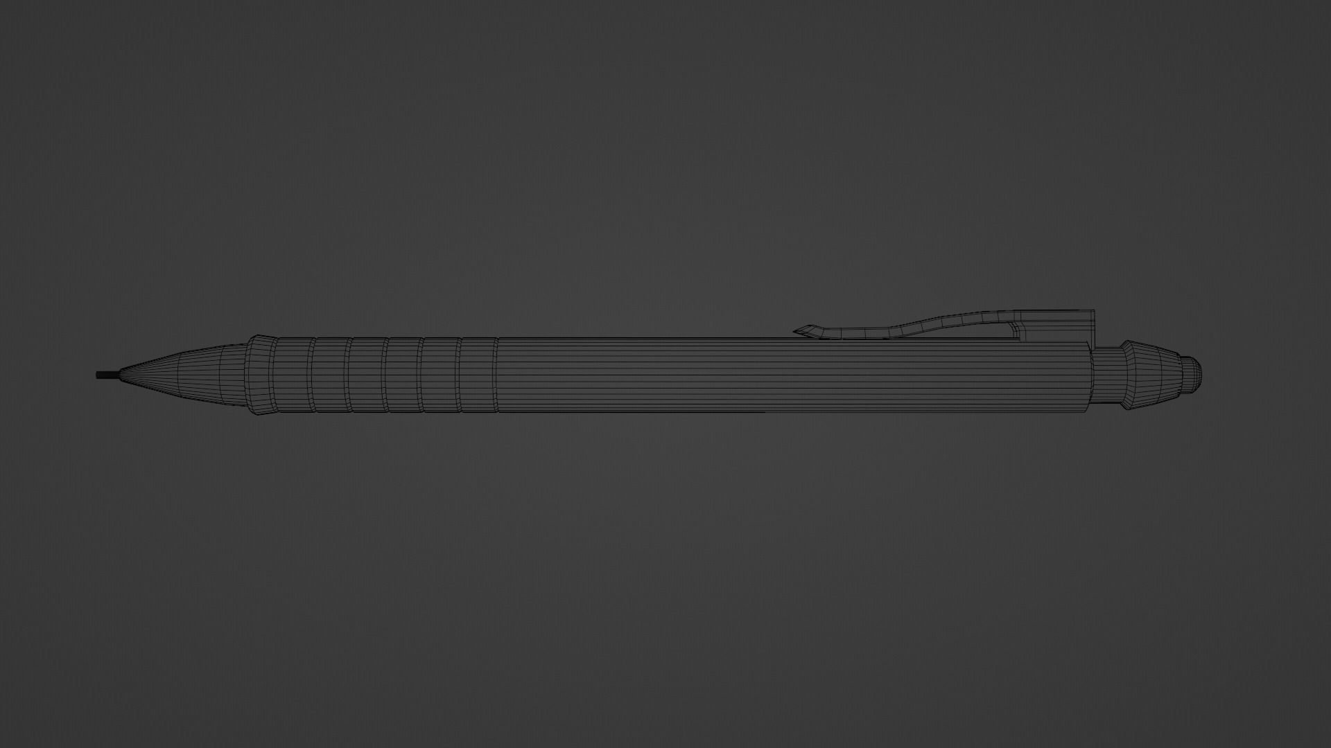 Mechanical Pencil - Low-poly 3D Model Free low-poly 3D model_19