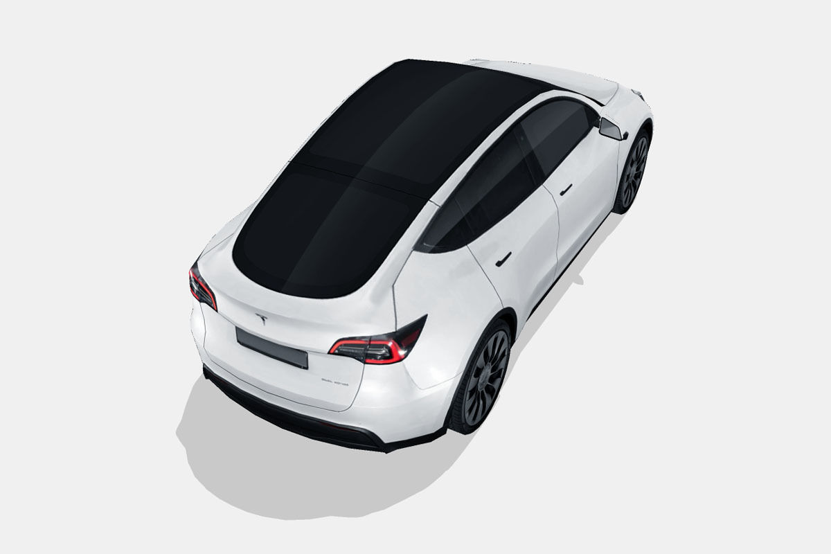 Tesla Model Y 2021 Low-poly 3D model_10