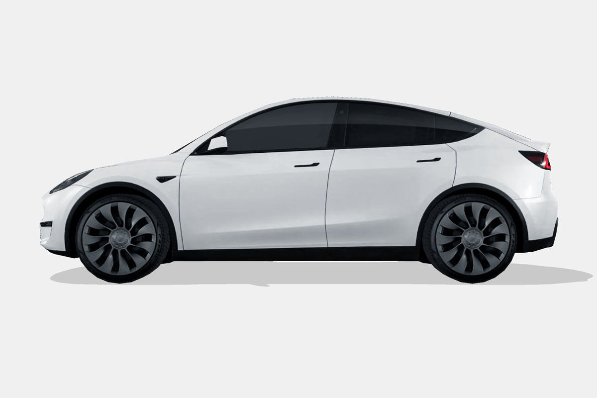Tesla Model Y 2021 Low-poly 3D model_6